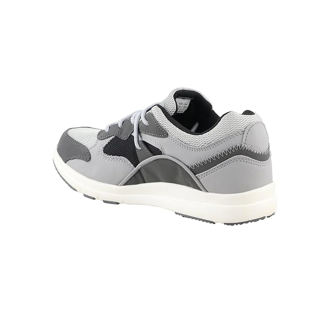 FUEL Kickson with Breathable Mesh Comfort Sports Shoes with Cushioned EVA+TPR Sole for Men's (Grey) - Image 3
