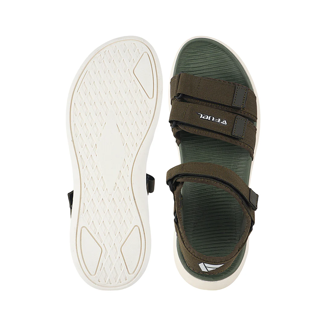 FUEL Power-01 Fully Comfort EVA Sandal For Men's (Olive) - Image 4