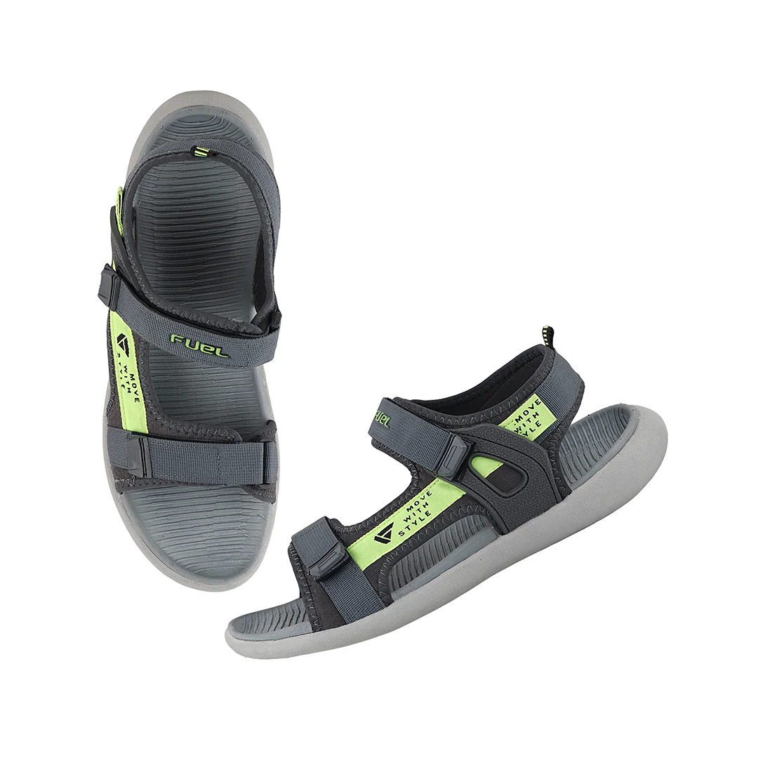 FUEL Power-02 Fully Comfort EVA Sandal For Men's (Grey) - Image 7