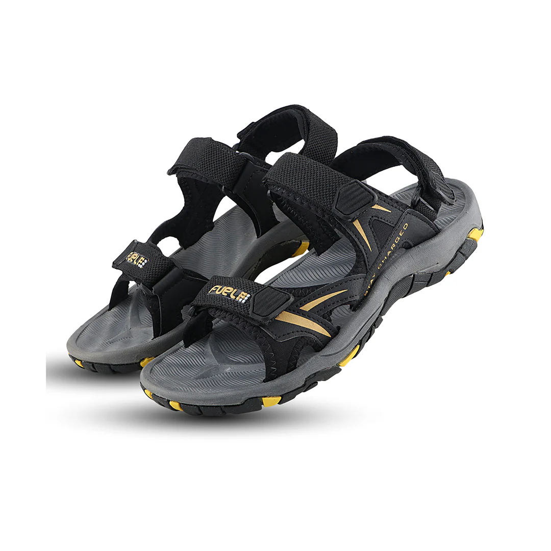 FUEL Prime Light-weight Sandals For Men's (Yellow) - Image 4