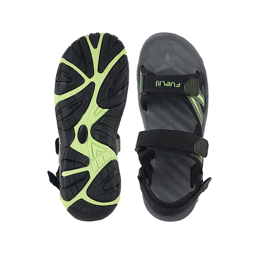 FUEL Prime Light-weight Sandals For Men's (Green) - Image 5