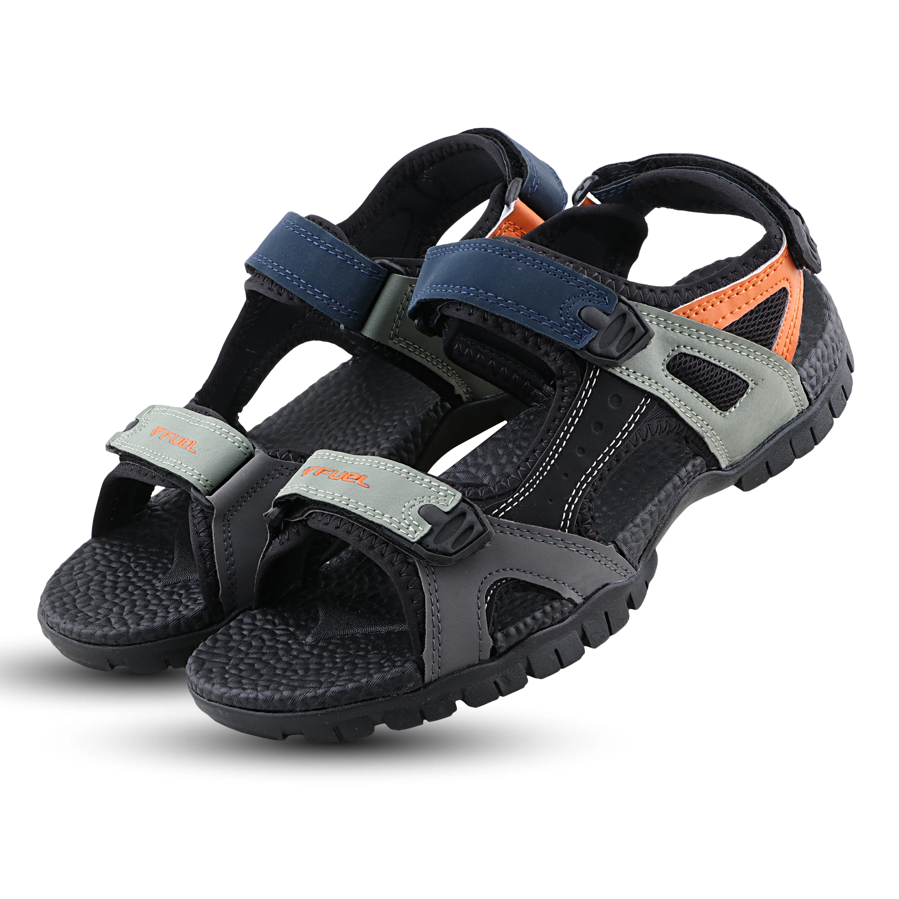 FUEL Rambo-01 Casual Sports Sandal for Men (Olive) - Image 4