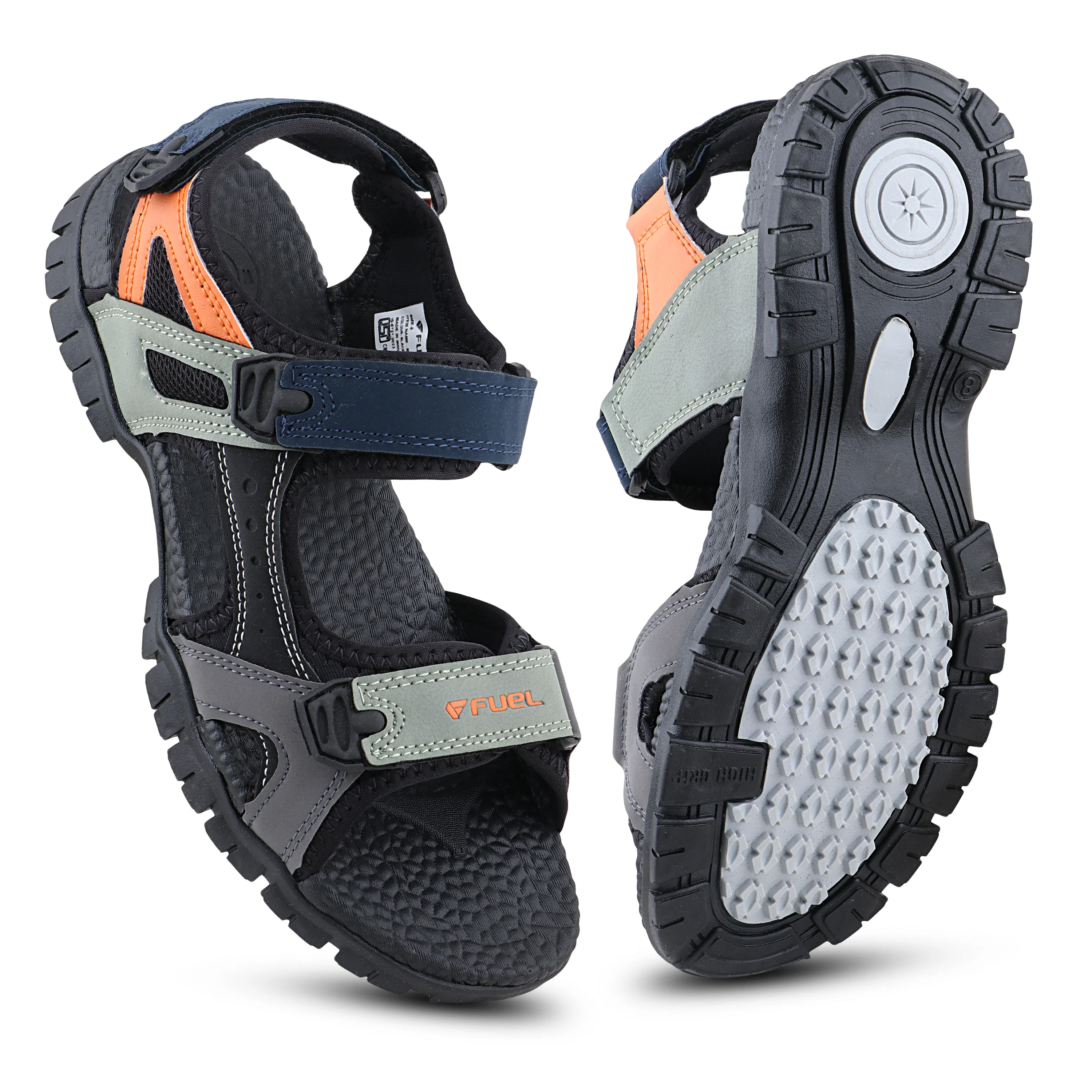 FUEL Rambo-01 Casual Sports Sandal for Men (Olive) - Image 7
