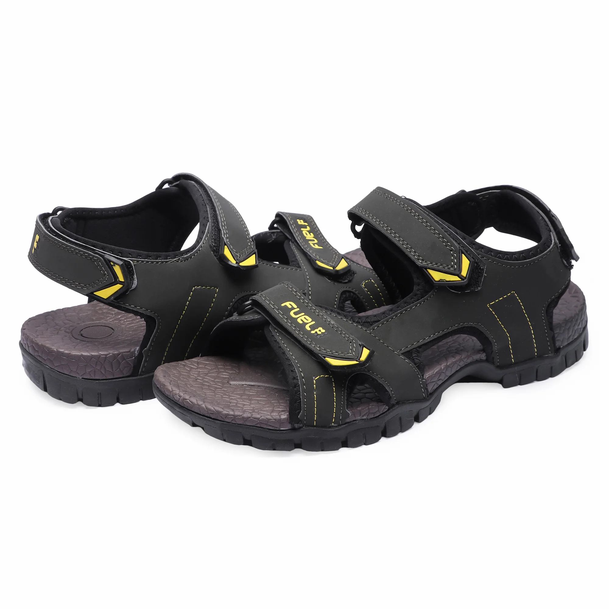 FUEL Rambo-03 Casual Sports Sandal for Men (Olive) - Image 3