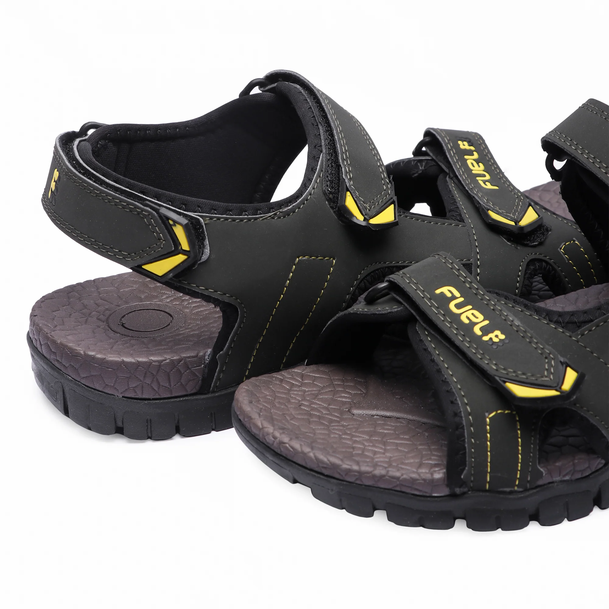 FUEL Rambo-03 Casual Sports Sandal for Men (Olive) - Image 4