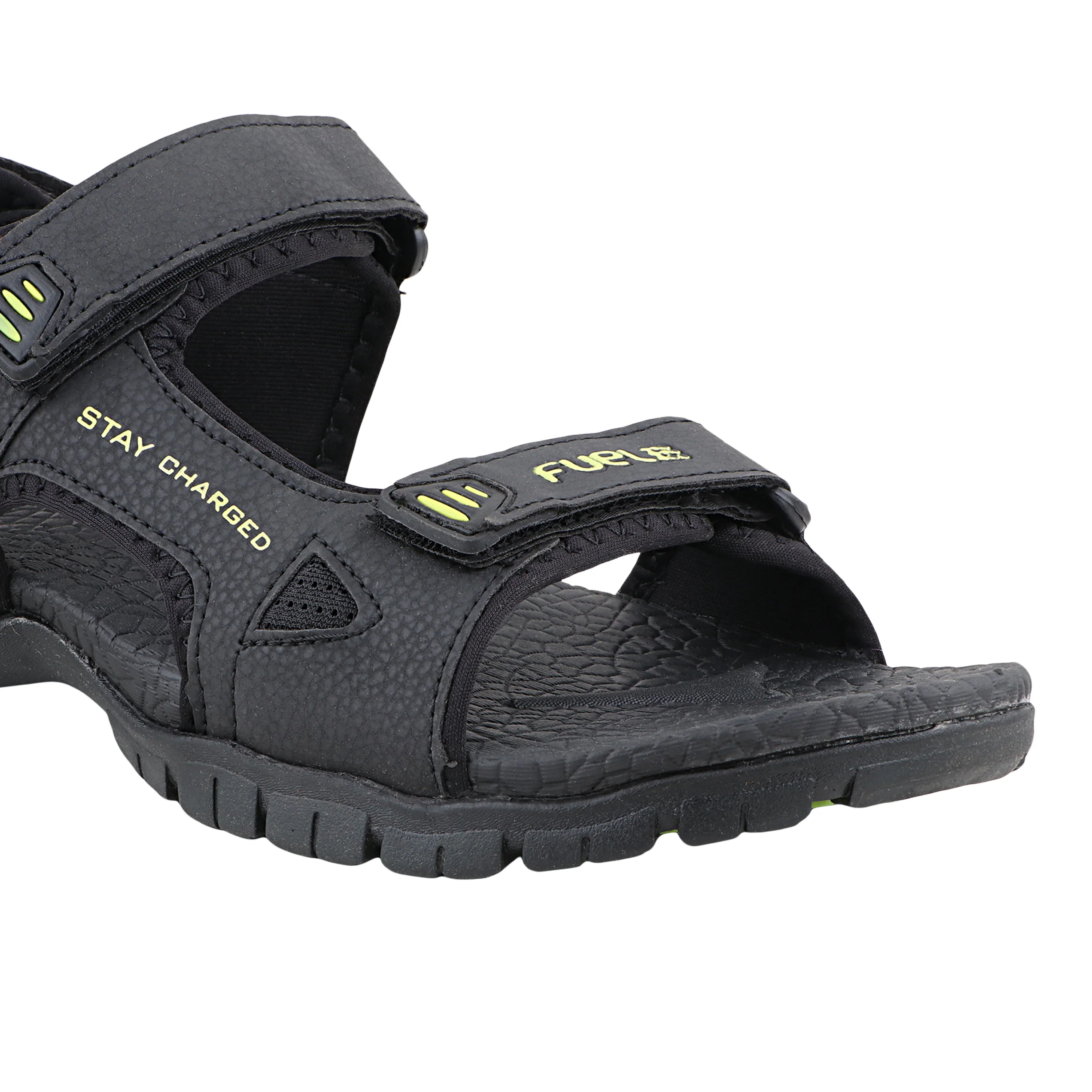 FUEL Rambo-04 Casual Sports Sandal for Men (Grey) - Image 2