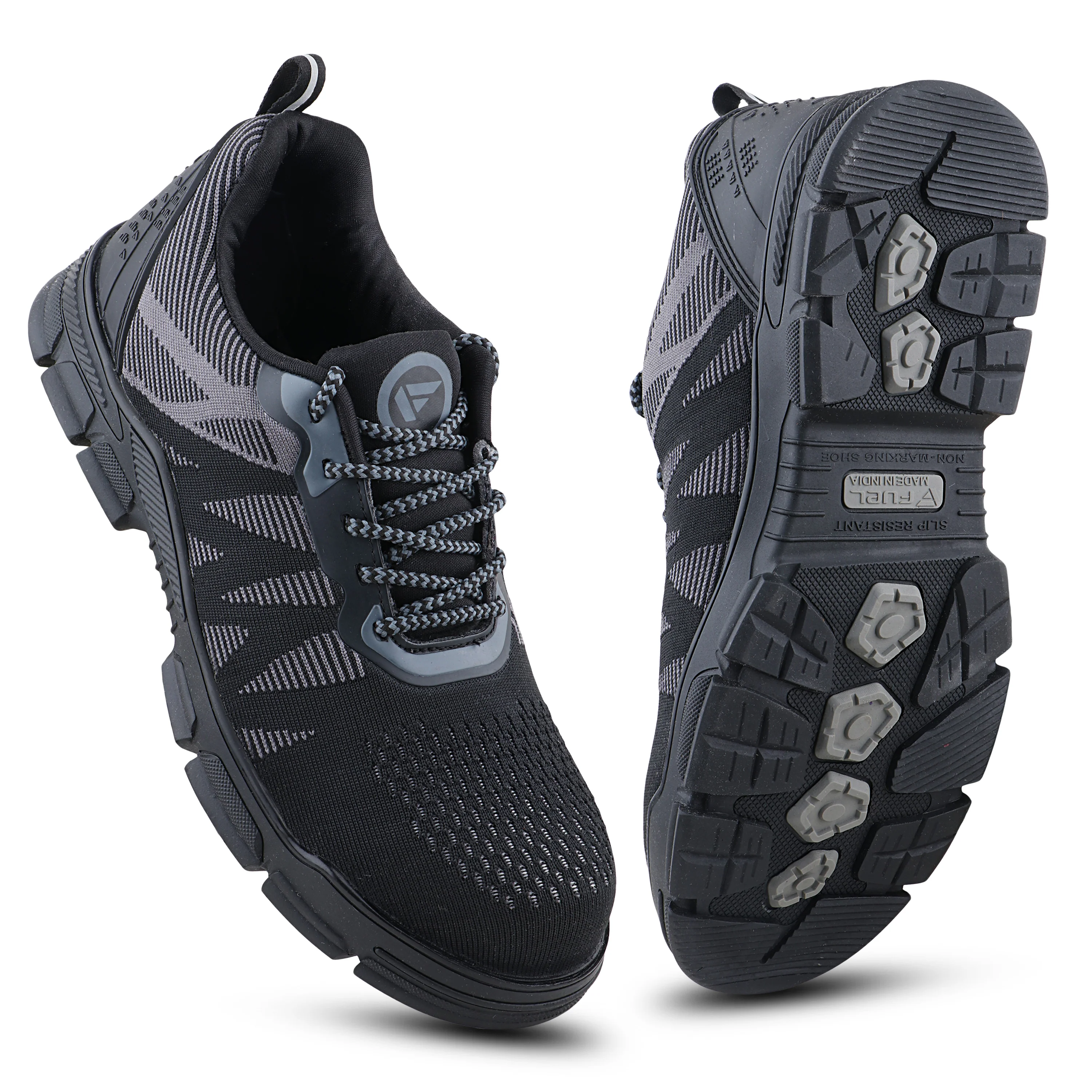 FUEL Reevon-02 Lightweight Knitted Fabric Upper in Kevlar Insole Industrial Safety Shoes with Composit toe cap (200J) - Image 8