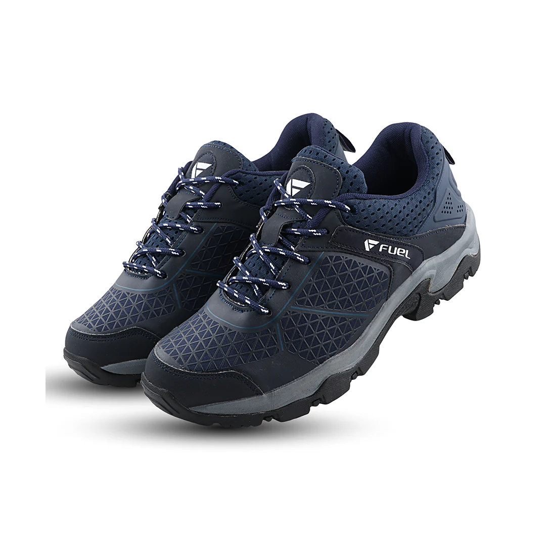 FUEL Rider Outdoor Cushioned Insole Sport Shoes with Breathable Synthetic Upper for Men's (Blue) - Image 4