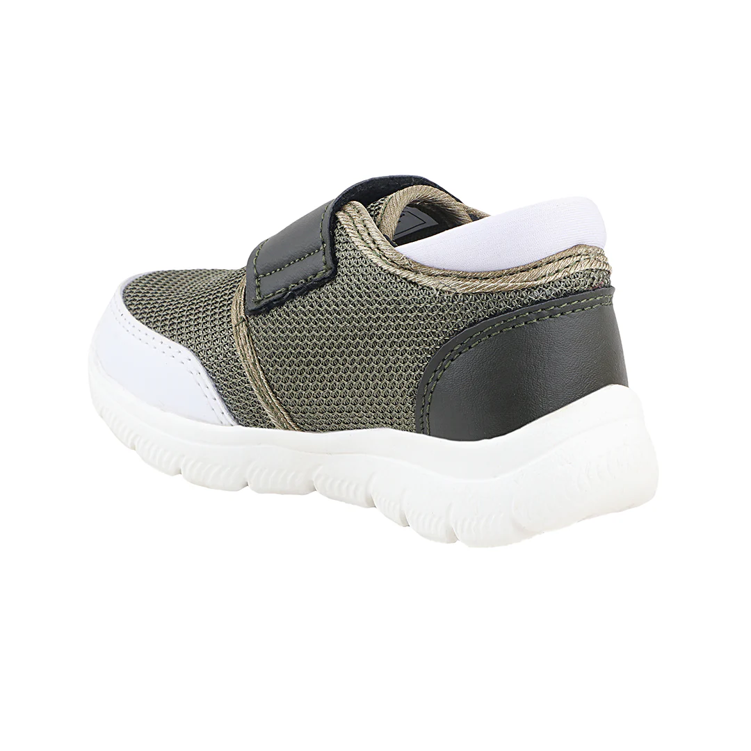 FUEL Rocket Runner First Walker Baby Shoes & Toddler Lightweight Breathable Non-Slip Walking Shoes for Kid's (Olive) - Image 3