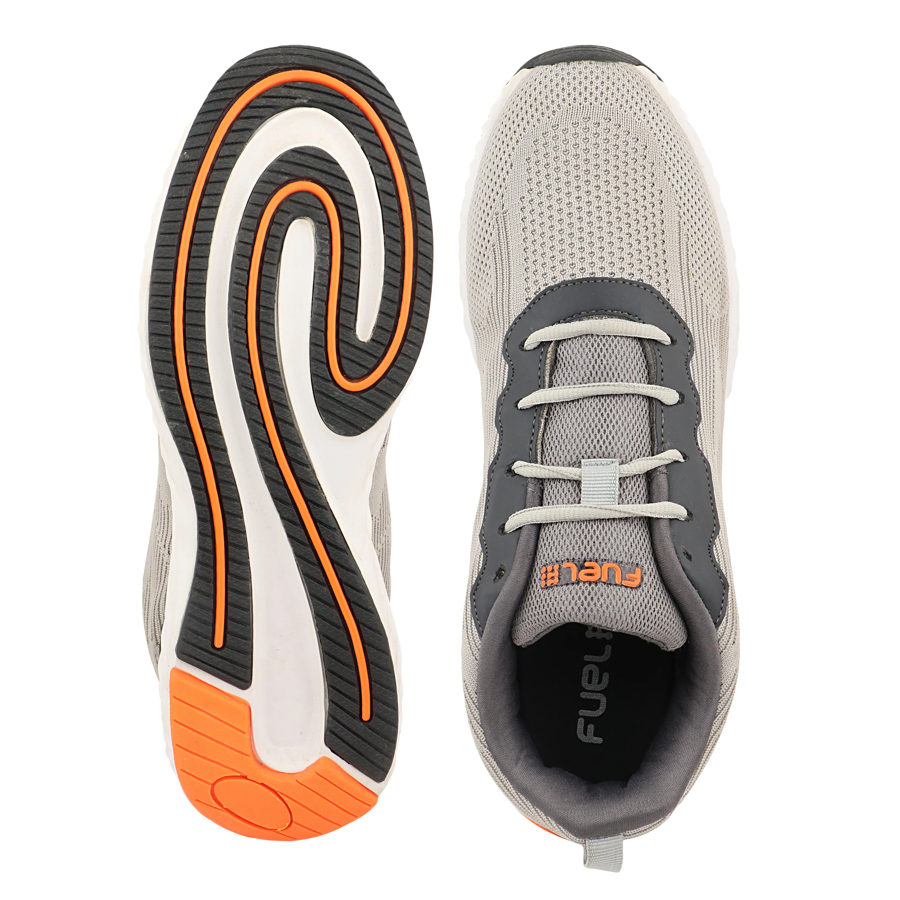 FUEL Rockstar Lightweight & Anti-Skid Men Sports Shoes for Running & Casual Wear (Grey) - Image 4