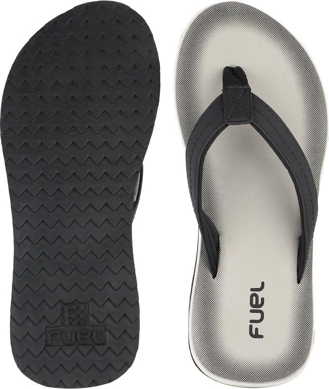 FUEL Roman Lightweight and Comfortable with Soft Cushioning and Superior Grip Slipper for Men's (Grey) - Image 7