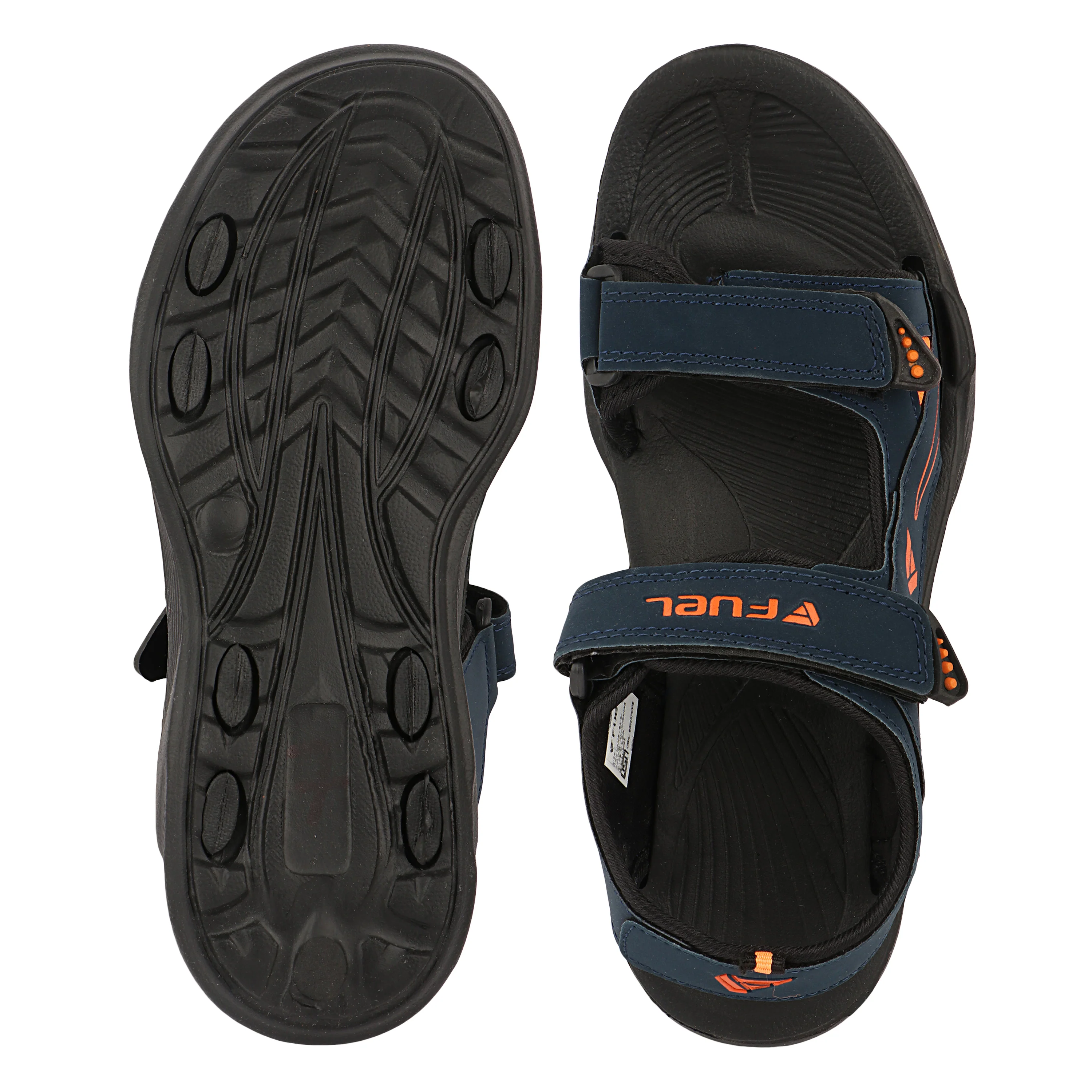 FUEL SA-04 Trendy Outdoor with Soft Comfort Footbed and Casual Slip-On Sandals for Men's (Black) - Image 4