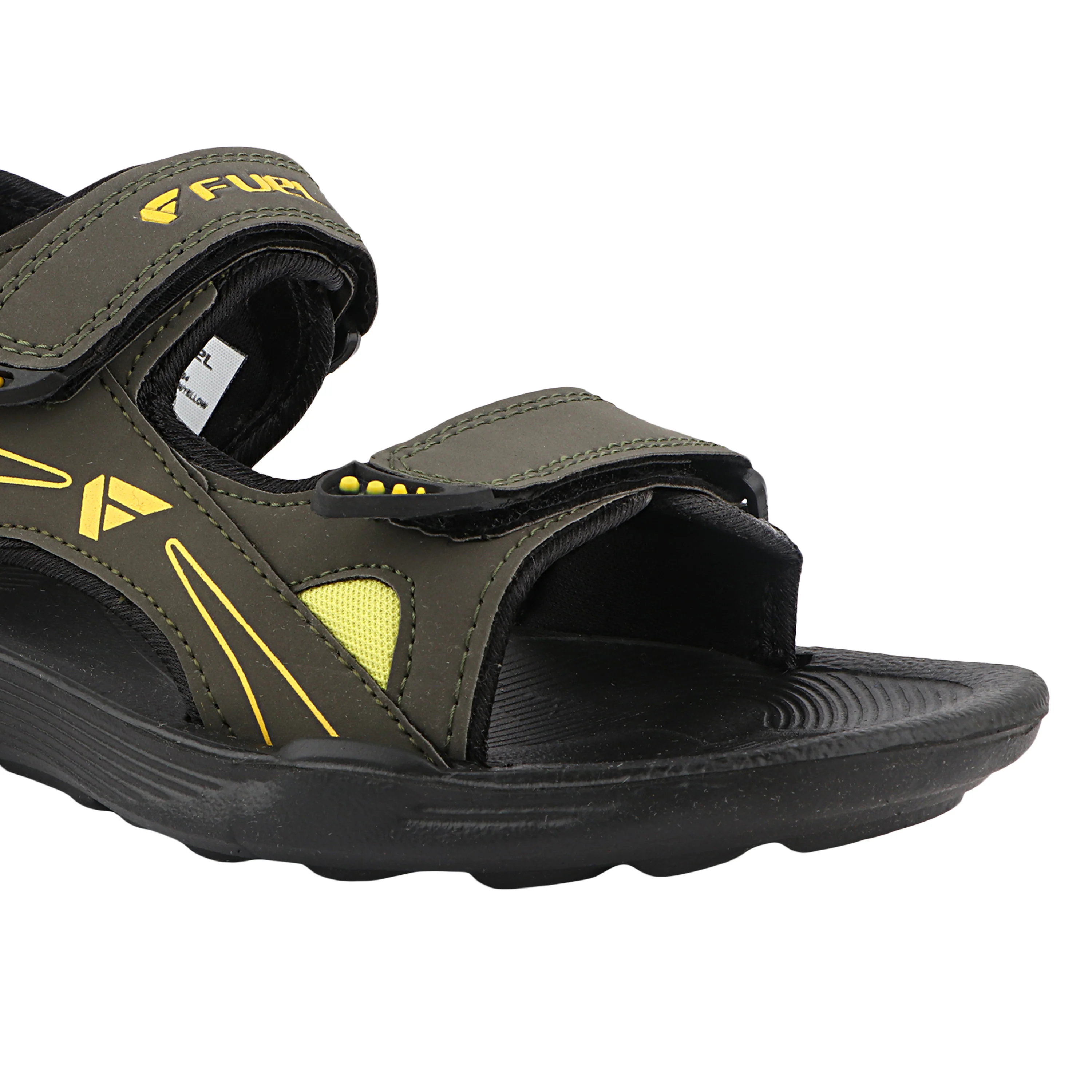 FUEL SA-04 Trendy Outdoor with Soft Comfort Footbed and Casual Slip-On Sandals for Men's (Yellow) - Image 2