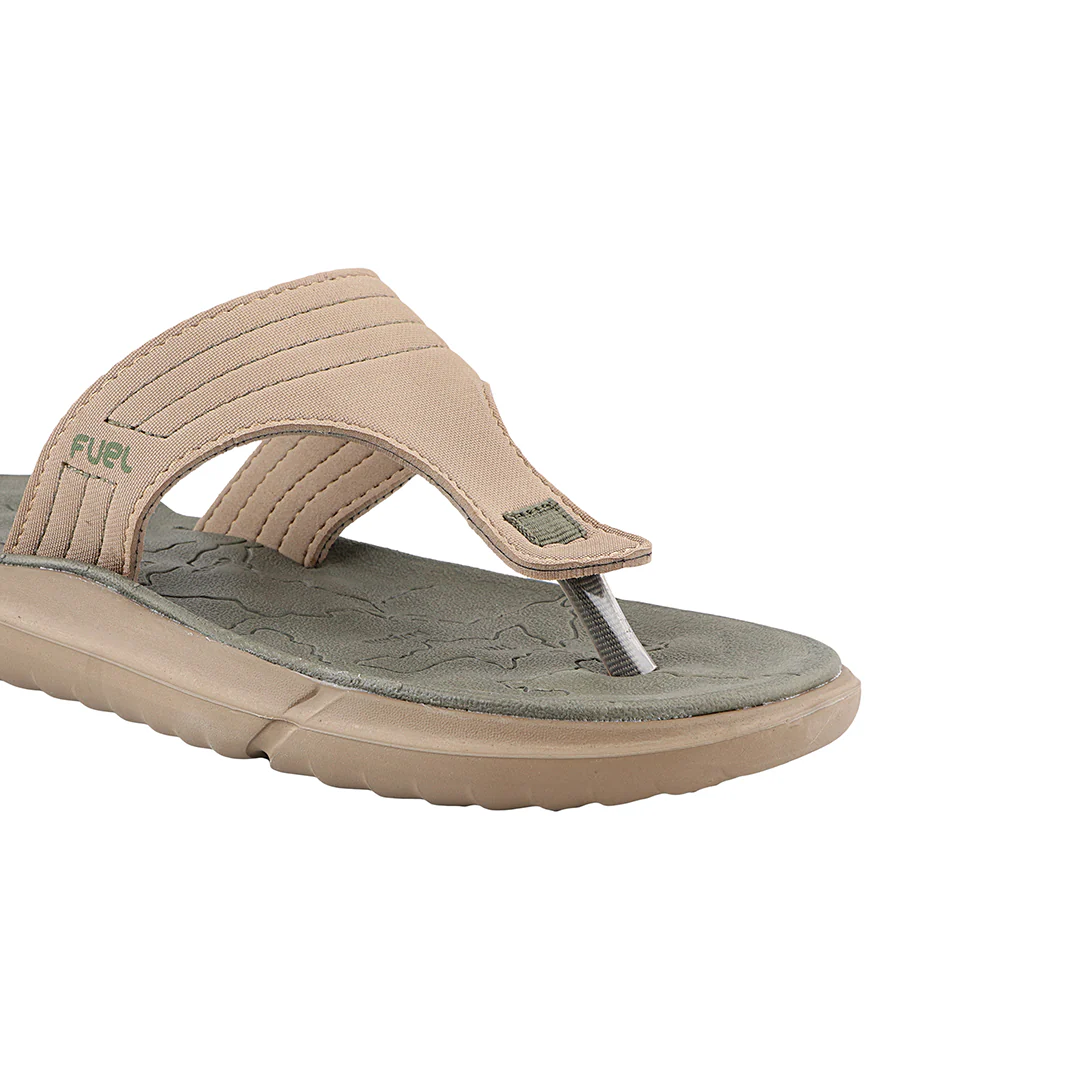FUEL SAFARI SLIPPERS FOR MEN (OLIVE) - Image 2