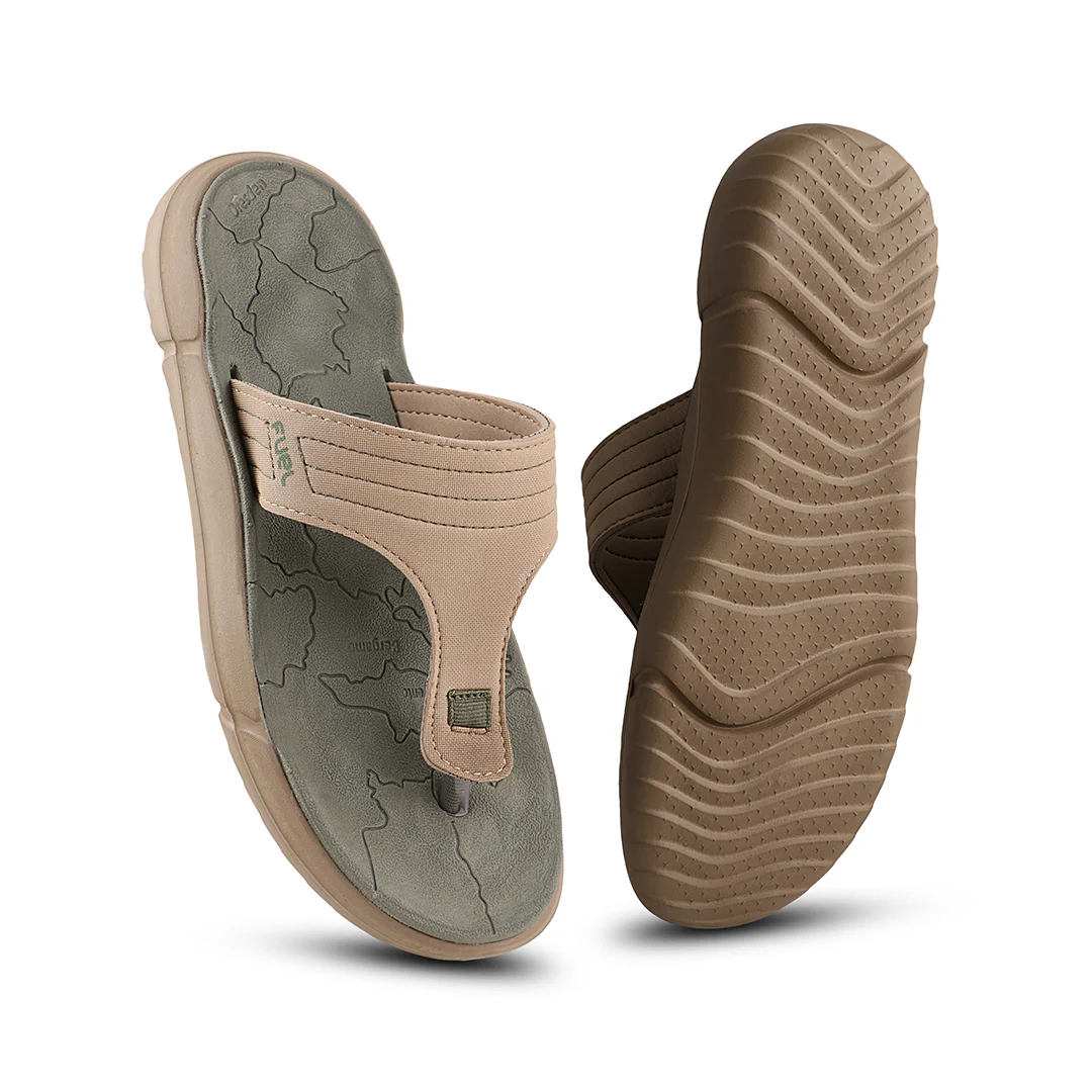FUEL SAFARI SLIPPERS FOR MEN (OLIVE) - Image 6
