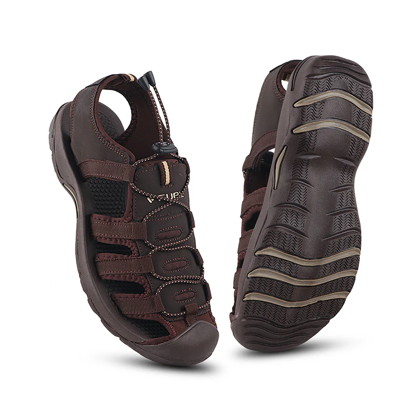 FUEL Soldier-06 Stylish Outdoor Fisherman Sandals Men (Brown) - Image 7
