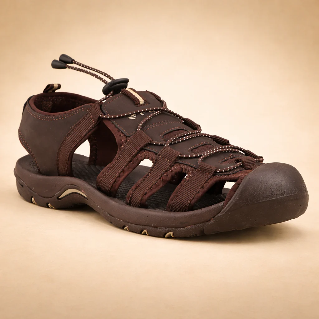 FUEL Soldier-06 Stylish Outdoor Fisherman Sandals Men (Brown) - Image 9