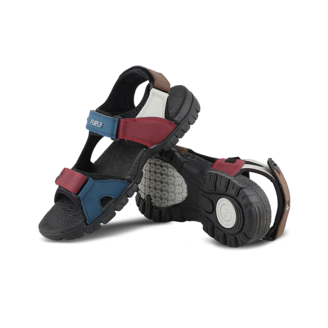 FUEL Rambo-01 Casual Sports Sandal for Men (Red) - Image 5