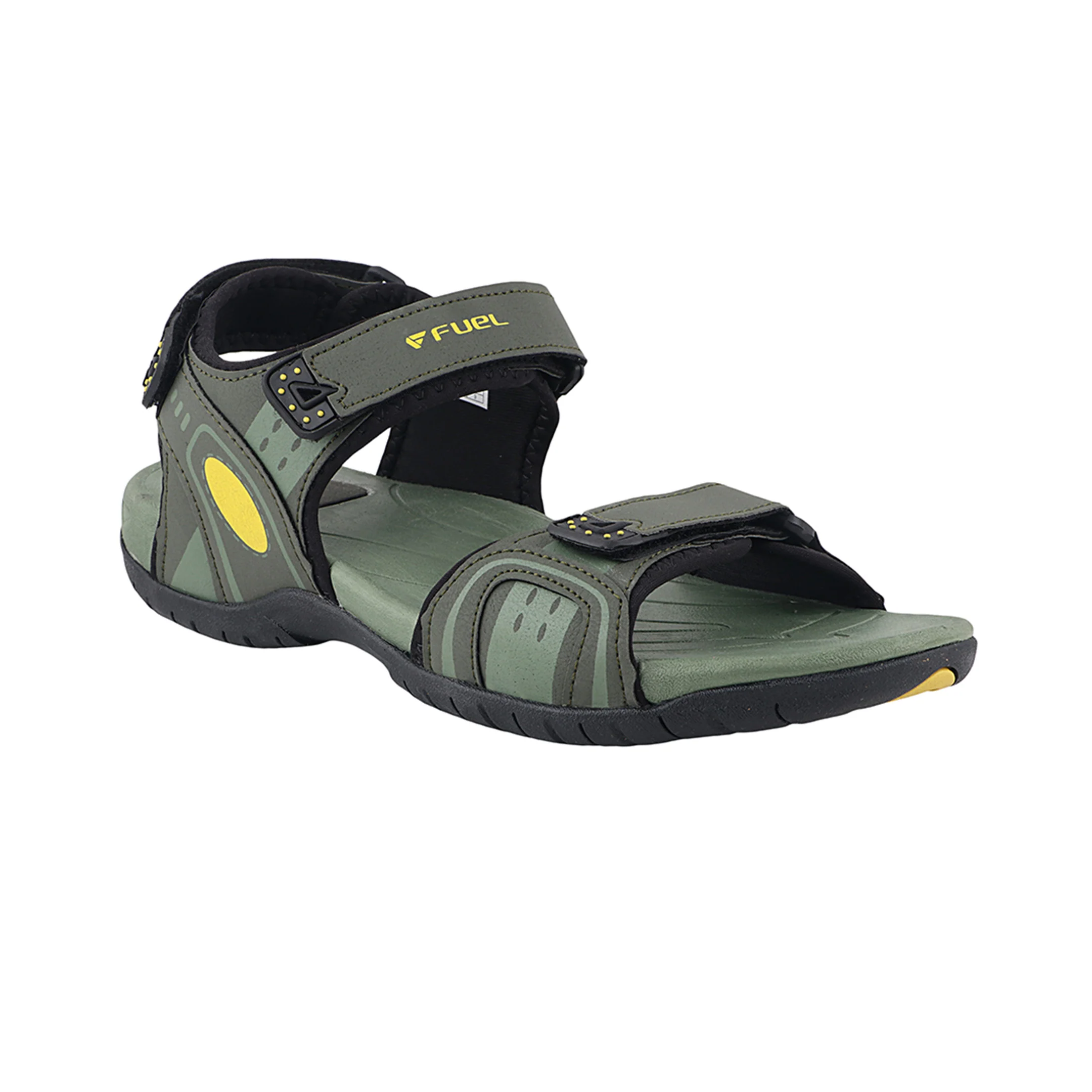 FUEL 2112-08 Comfortable Casual Sandal For Men's (Olive) - Image 3