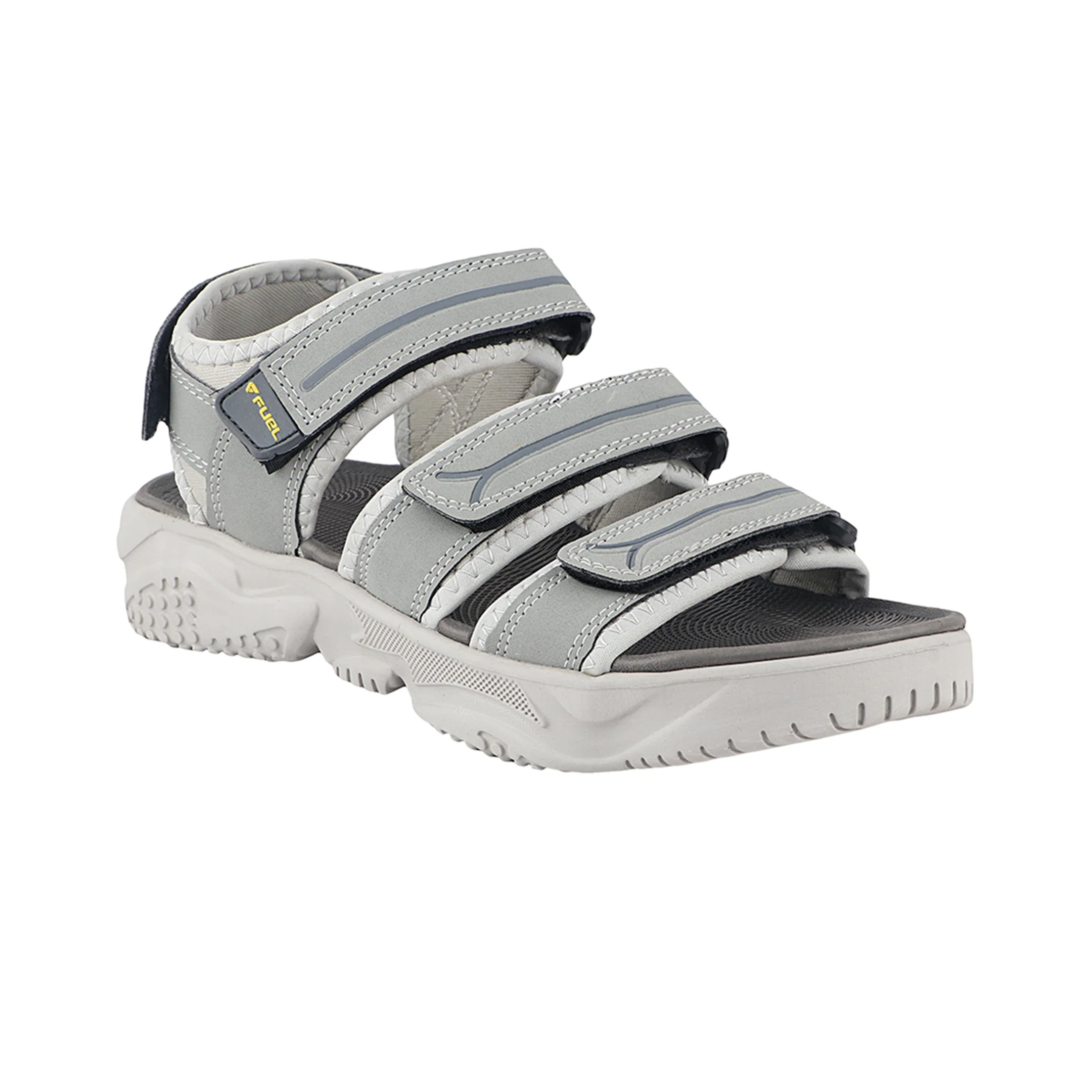 FUEL Keta Comfortable & Lightweight Sports Sandals for Men's (Grey) - Image 3