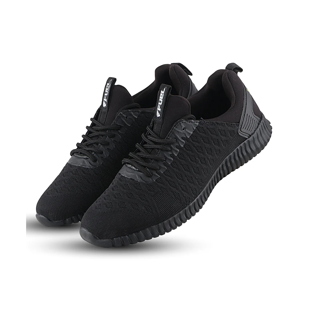 FUEL Sensor Durable & Lightweight Everyday Sports Shoes For Men (Black) - Image 4