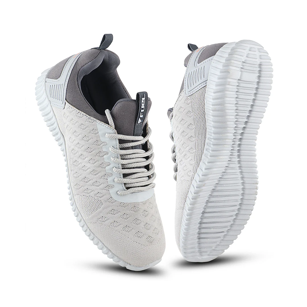 FUEL Sensor Durable & Lightweight Everyday Sports Shoes For Men (Grey) - Image 7
