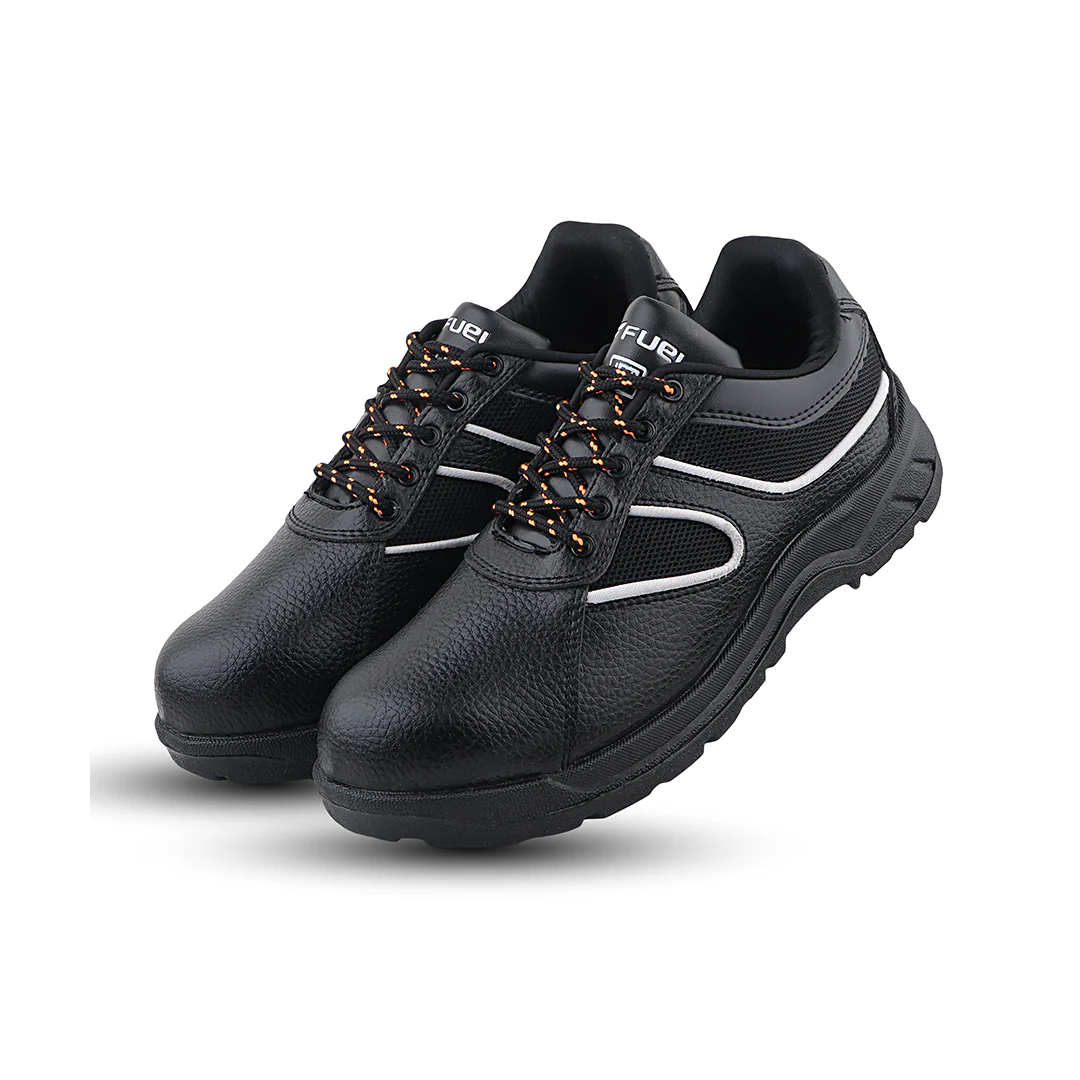 FUEL Shank ISI Marked Comfortable and light-weight Industrial Safety Shoe For Men's (Black) - Image 4