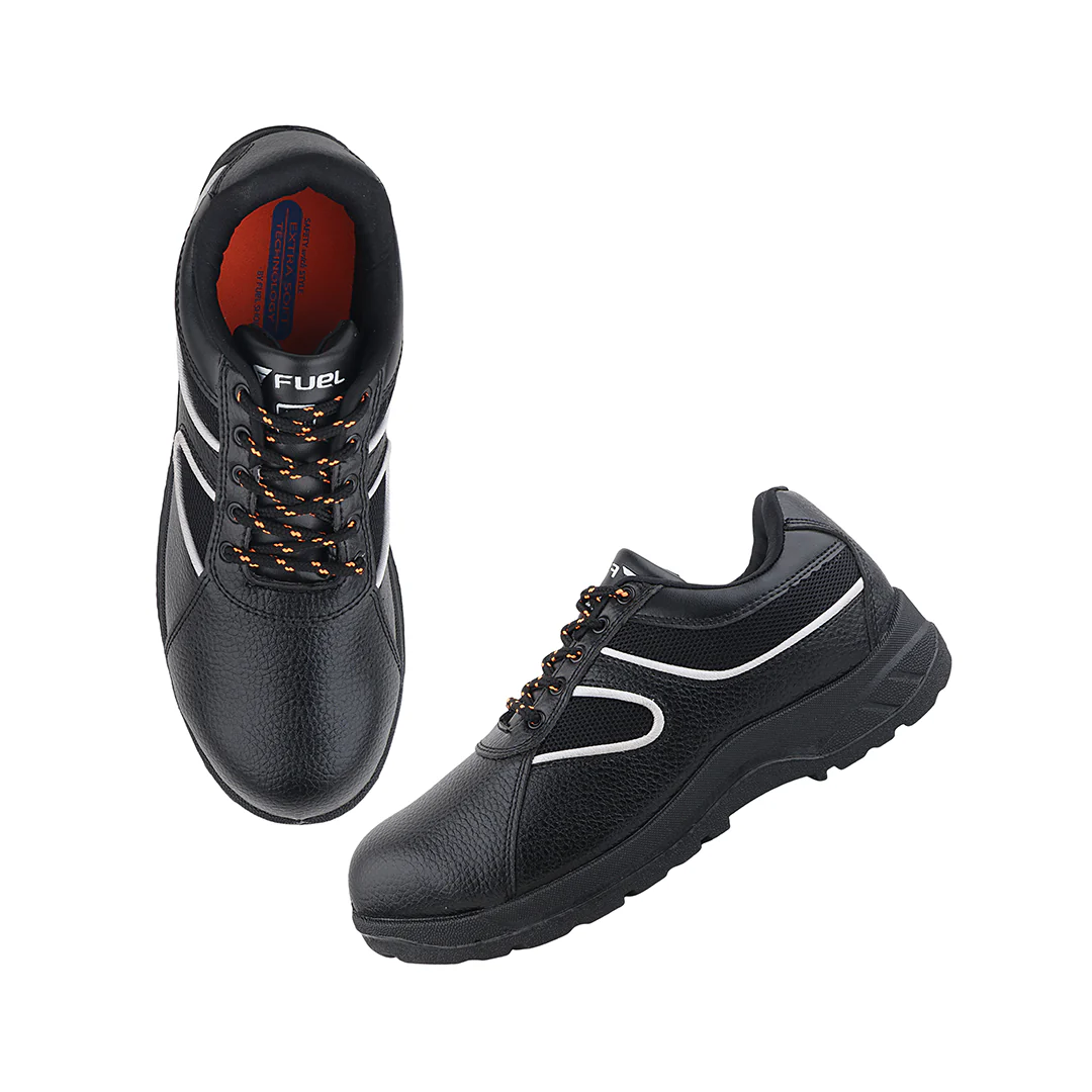 FUEL Shank ISI Marked Comfortable and light-weight Industrial Safety Shoe For Men's (Black) - Image 7