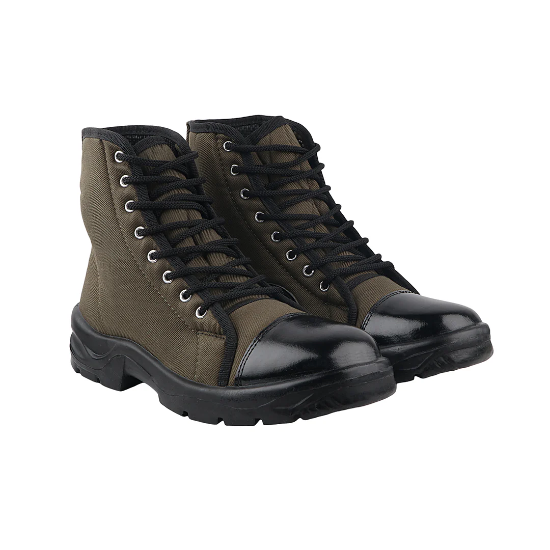 FUEL Unisex Jungle Boot for Durable & Casual in Travel & Outings  (Olive) - Image 4