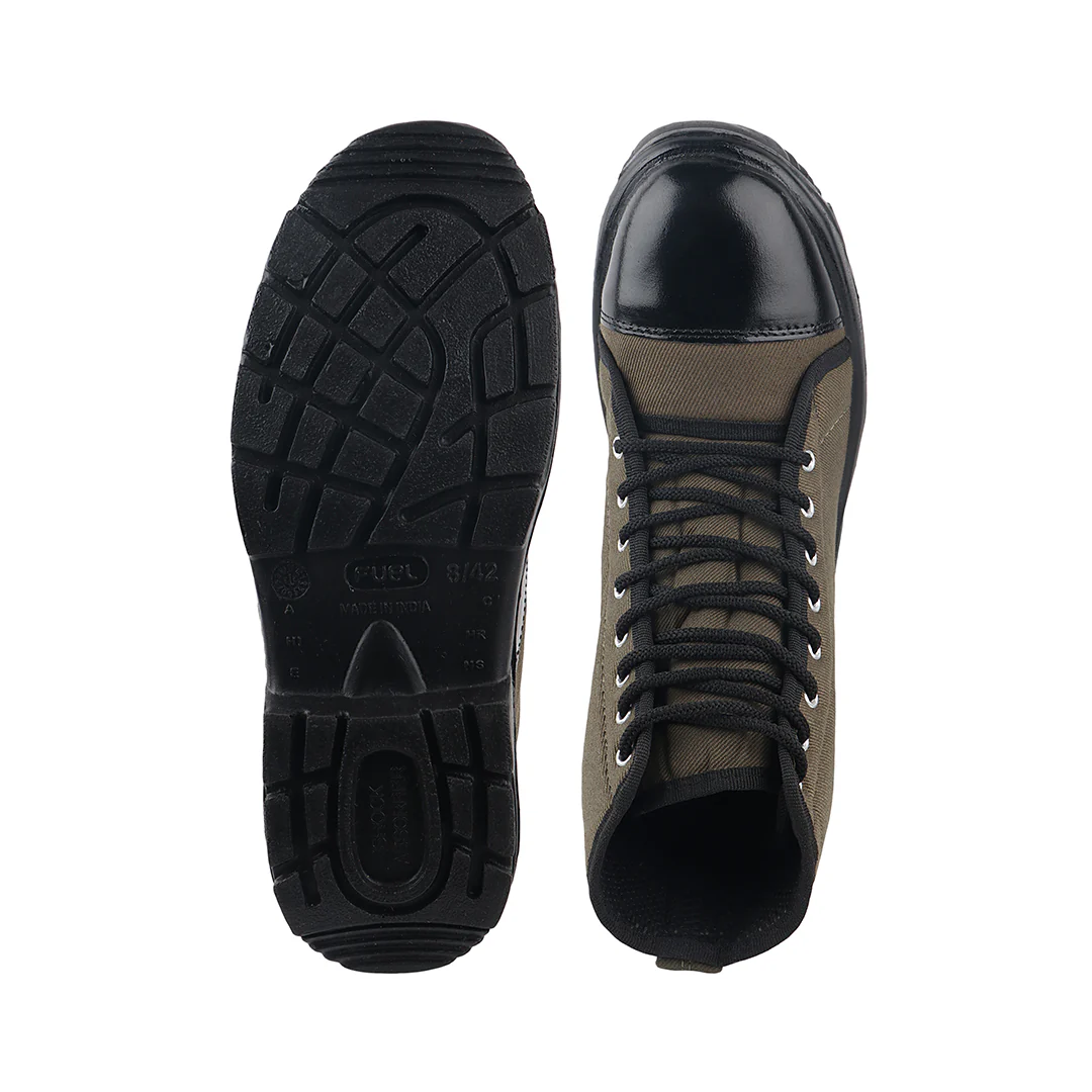 FUEL Unisex Jungle Boot for Durable & Casual in Travel & Outings  (Olive) - Image 5