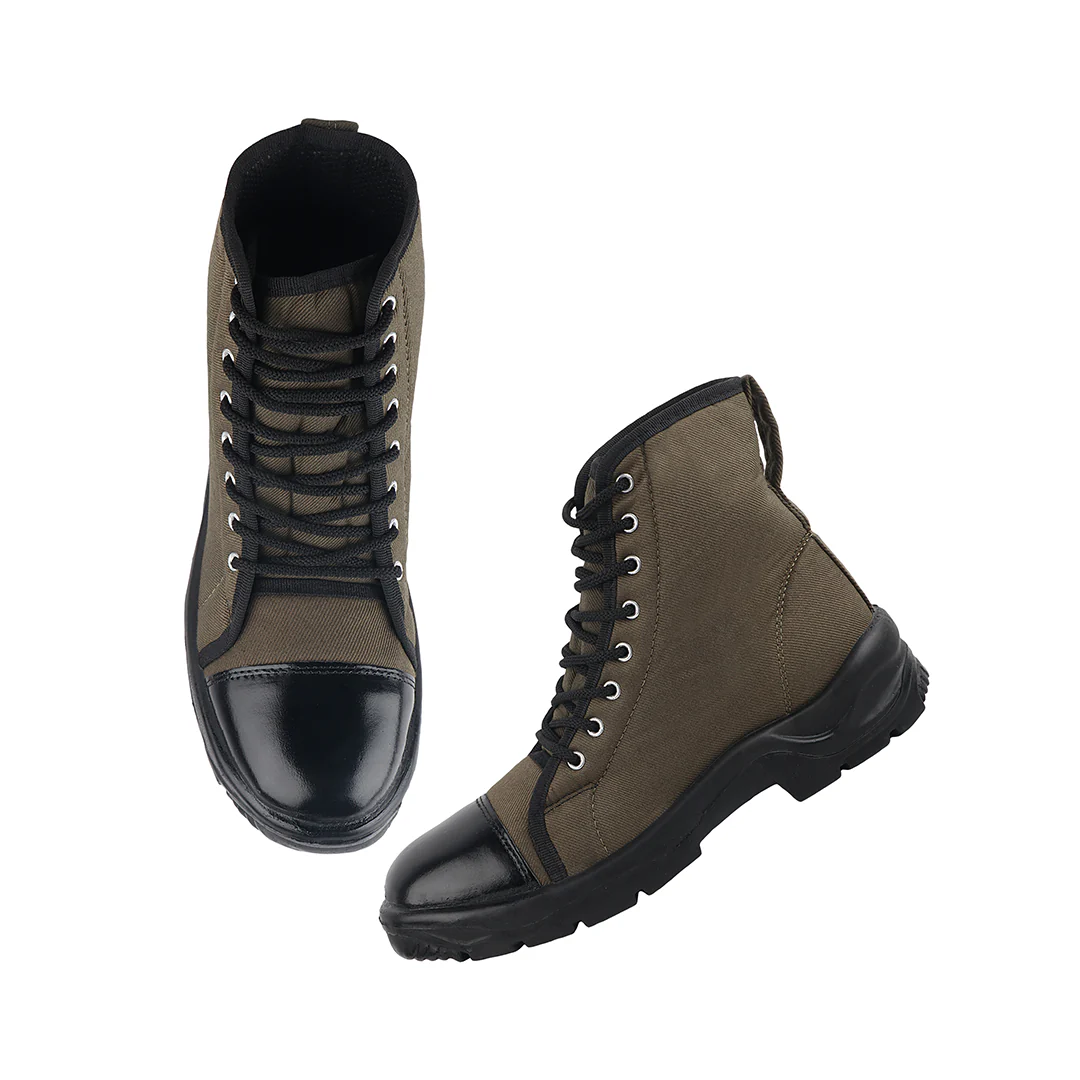 FUEL Unisex Jungle Boot for Durable & Casual in Travel & Outings  (Olive) - Image 6
