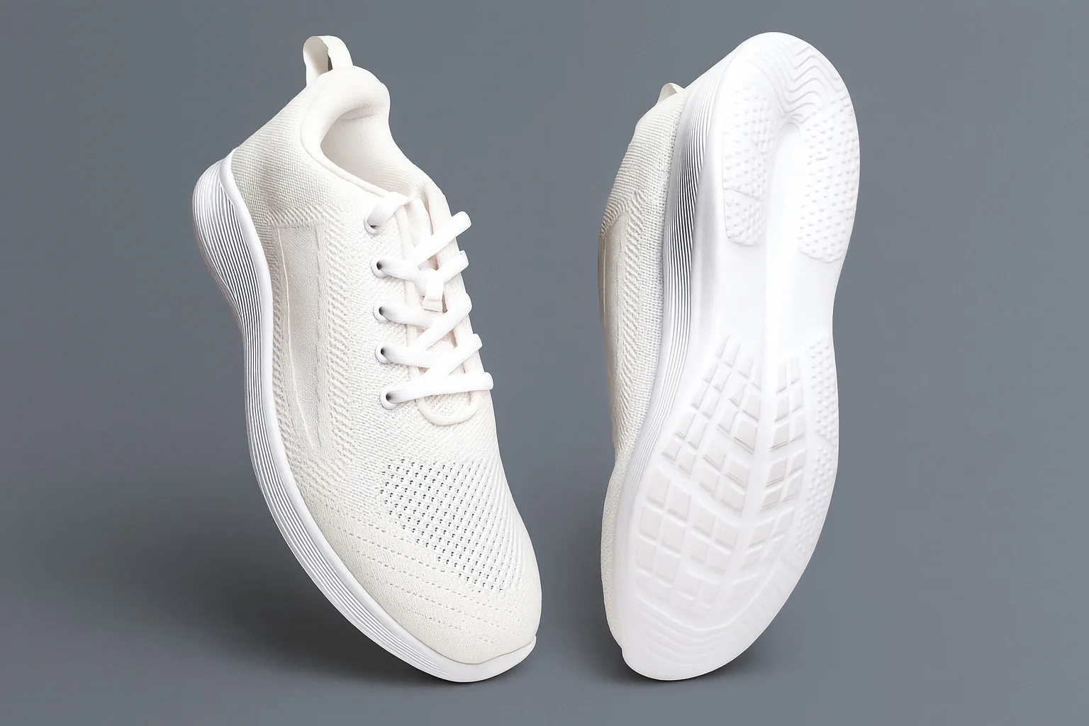FUEL Skyfit White Lightweight Running Casual Sports Shoes for Women (White) - Image 5