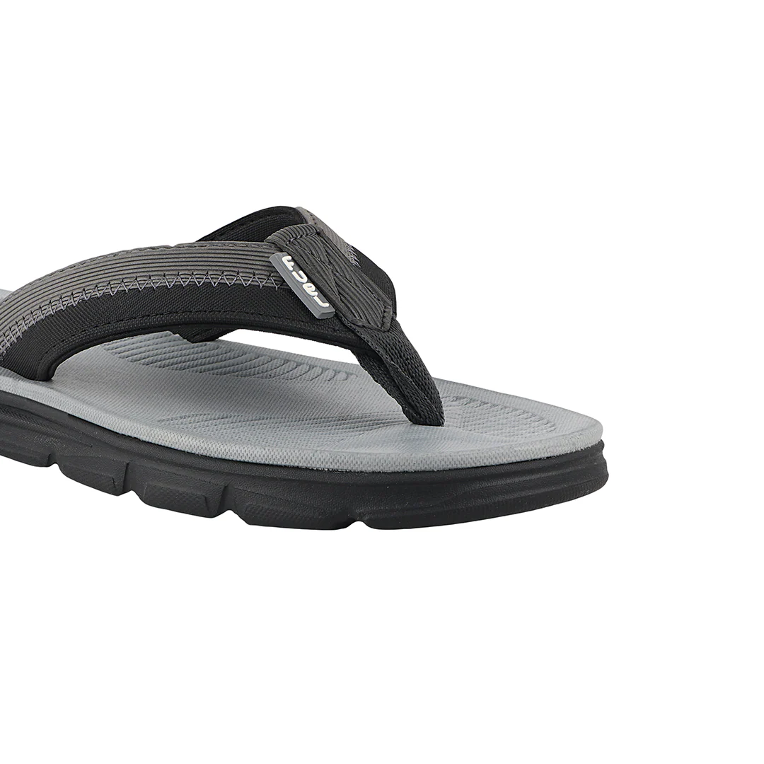 FUEL Marshal Slippers For Men Outdoor (Black/Grey) - Image 2