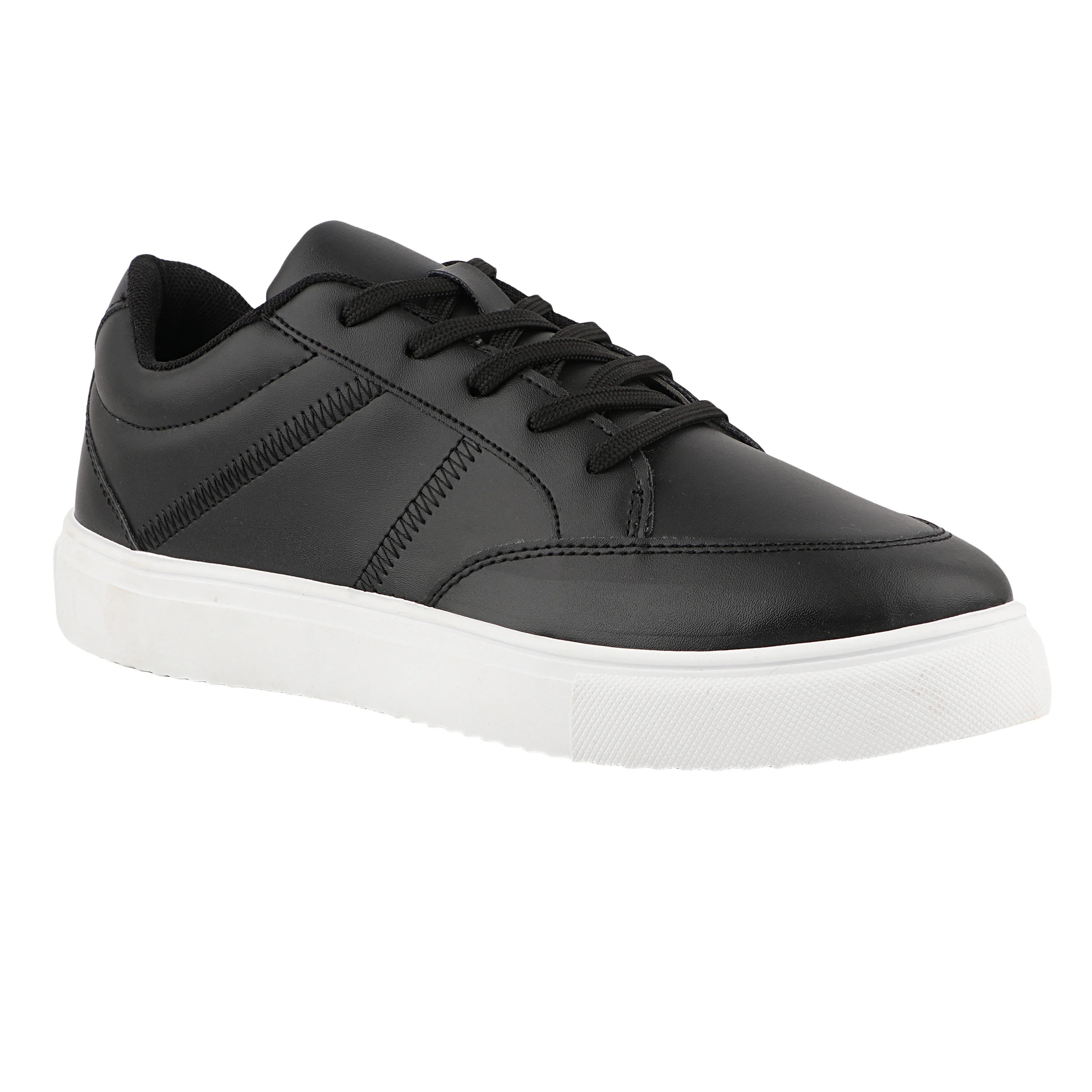 FUEL Sneaks-02 Lightweight Breathable Casual Men's Sneakers for Outdoor Activities (Black)