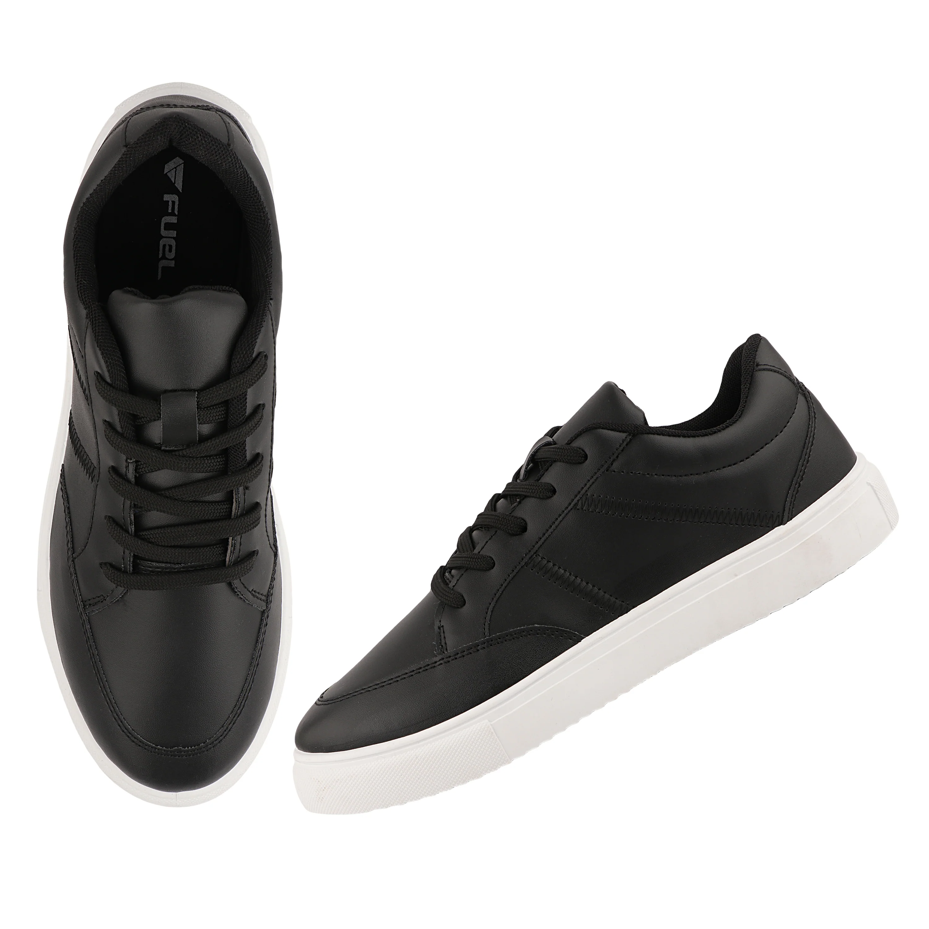 FUEL Sneaks-02 Lightweight Breathable Casual Men's Sneakers for Outdoor Activities (Black) - Image 5