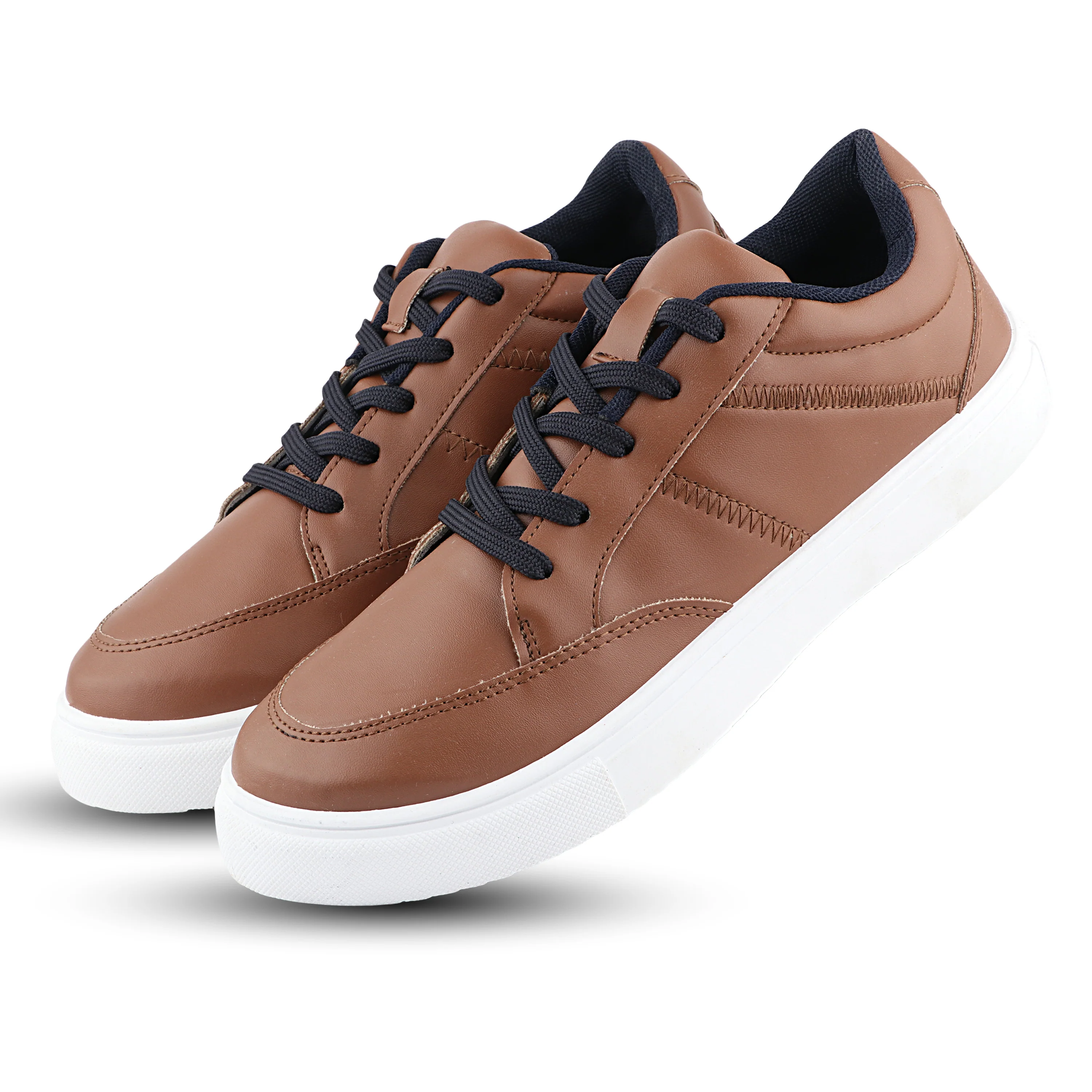 FUEL Sneaks-02 Lightweight Breathable Casual Men's Sneakers for Outdoor Activities (Brown) - Image 3