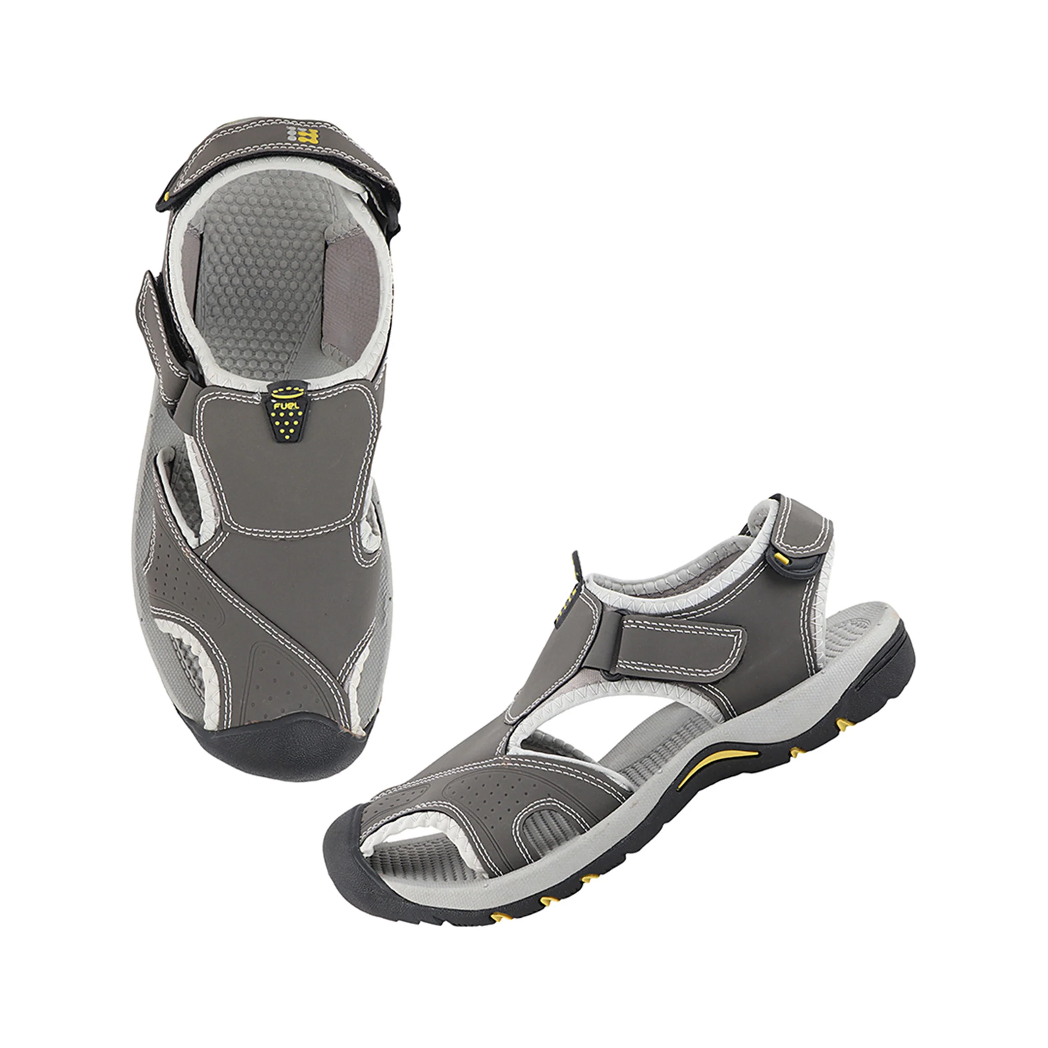 FUEL Soldier-04 Fisherman Sandals for Men (Grey) - Image 8