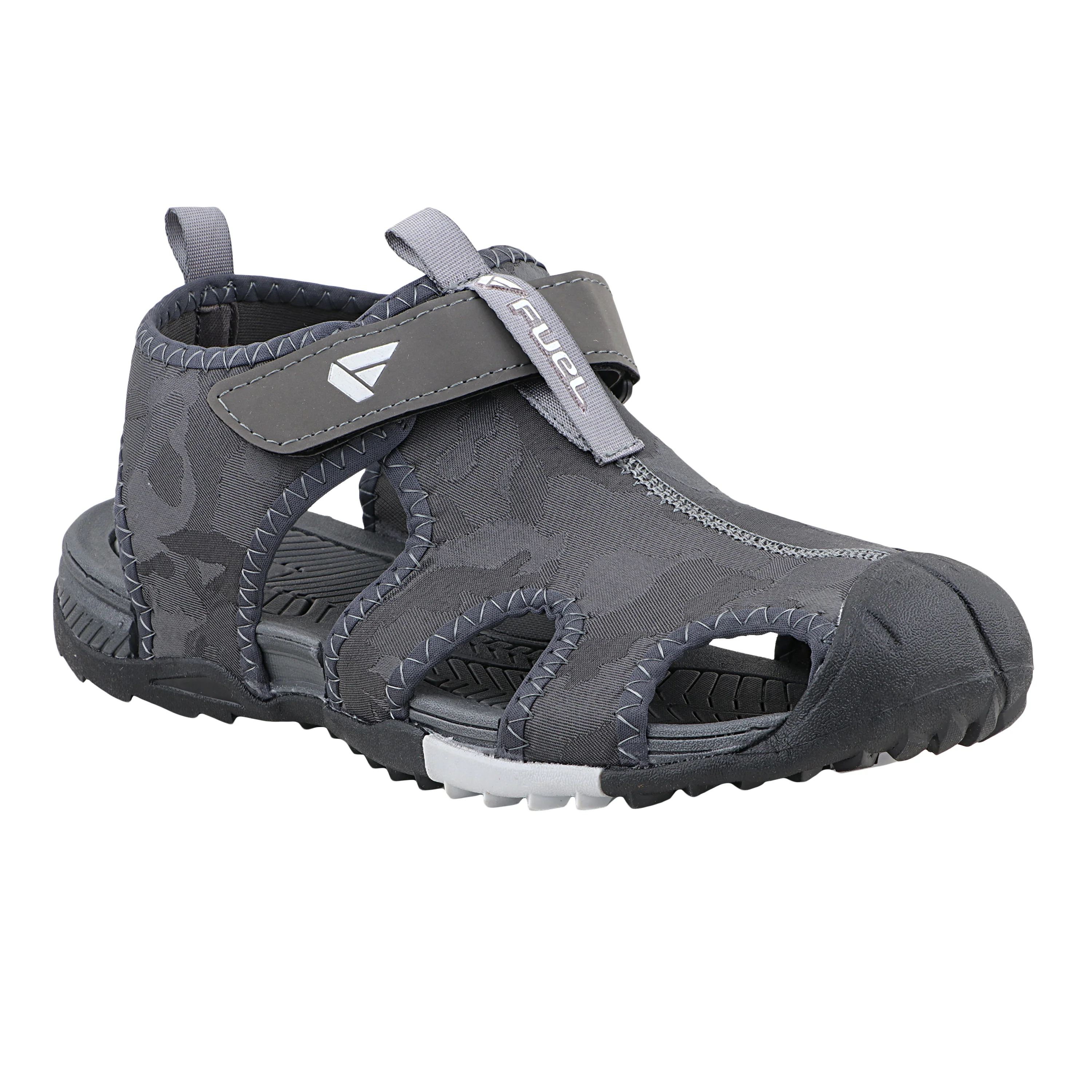 Fuel Soldier-12 Fisherman Sandals for Men (Grey) - Image 3