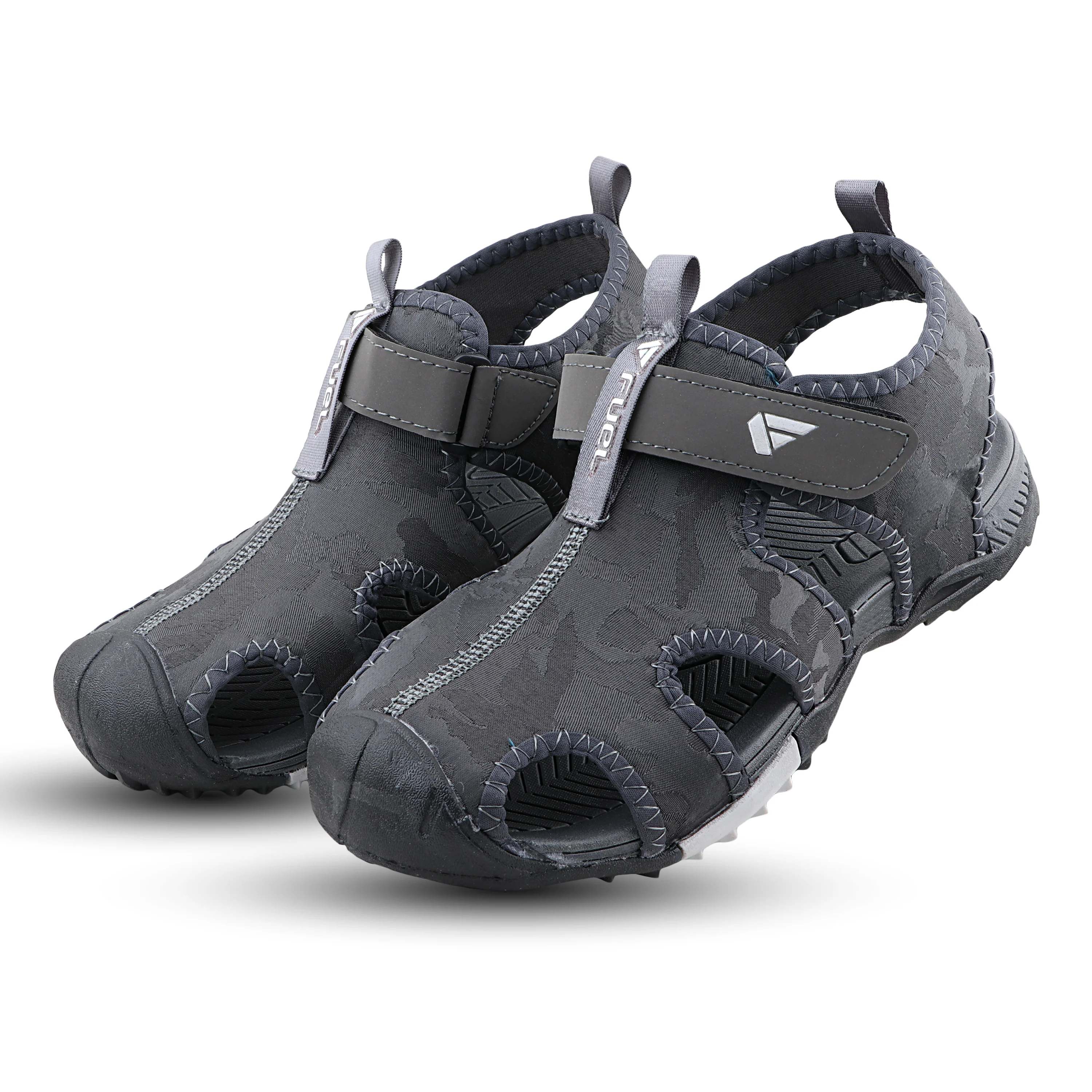 Fuel Soldier-12 Fisherman Sandals for Men (Grey) - Image 4