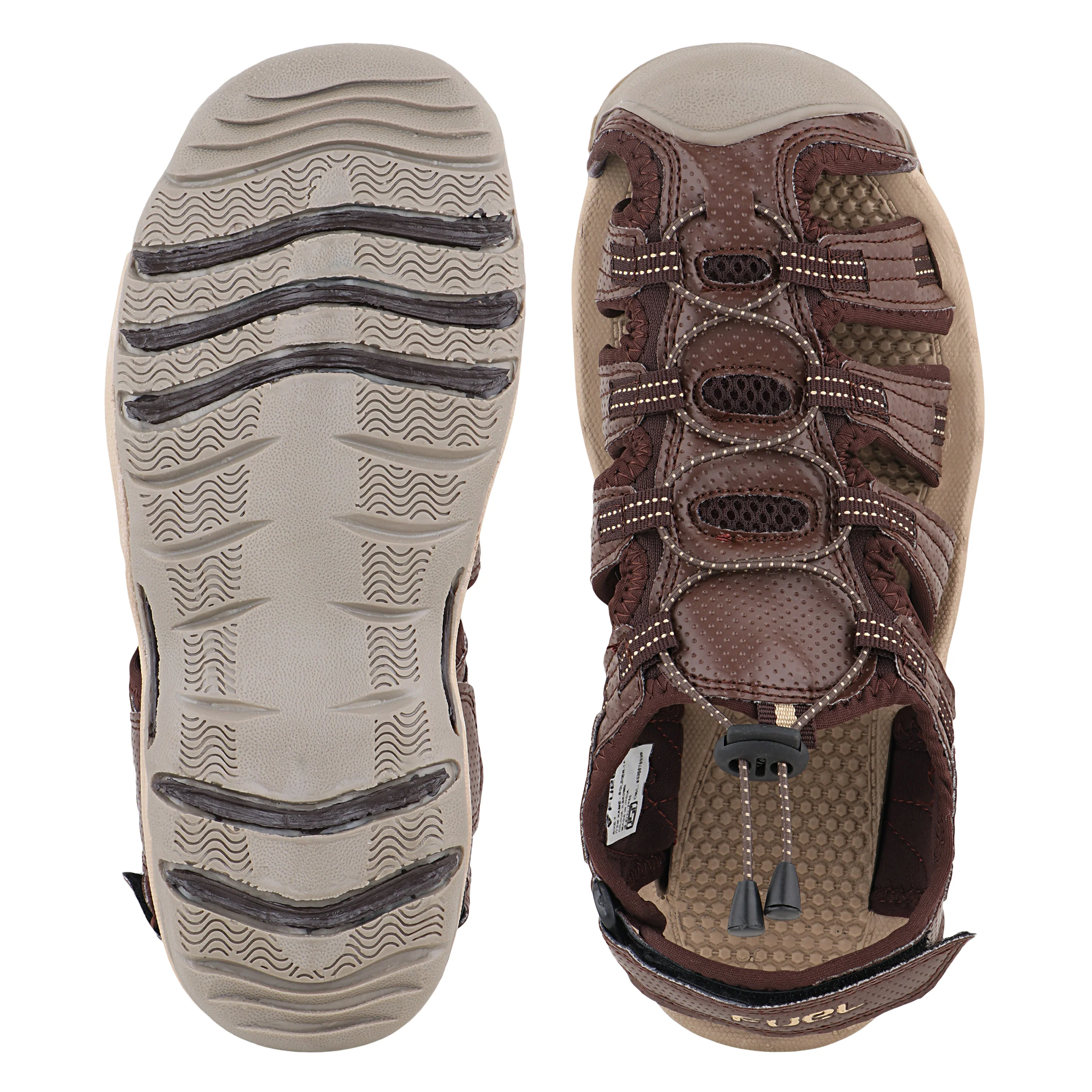 FUEL Soldier-14 Daily-wear Slip Resistant Fishermen Sandal for Men (Brown) - Image 4