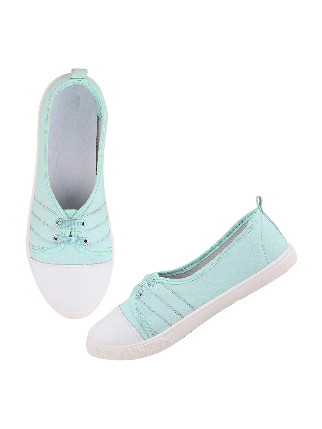 FUEL Sophia-02 Stylish & Breathable Slip On Shoe for women's (Mint-Green) - Image 5