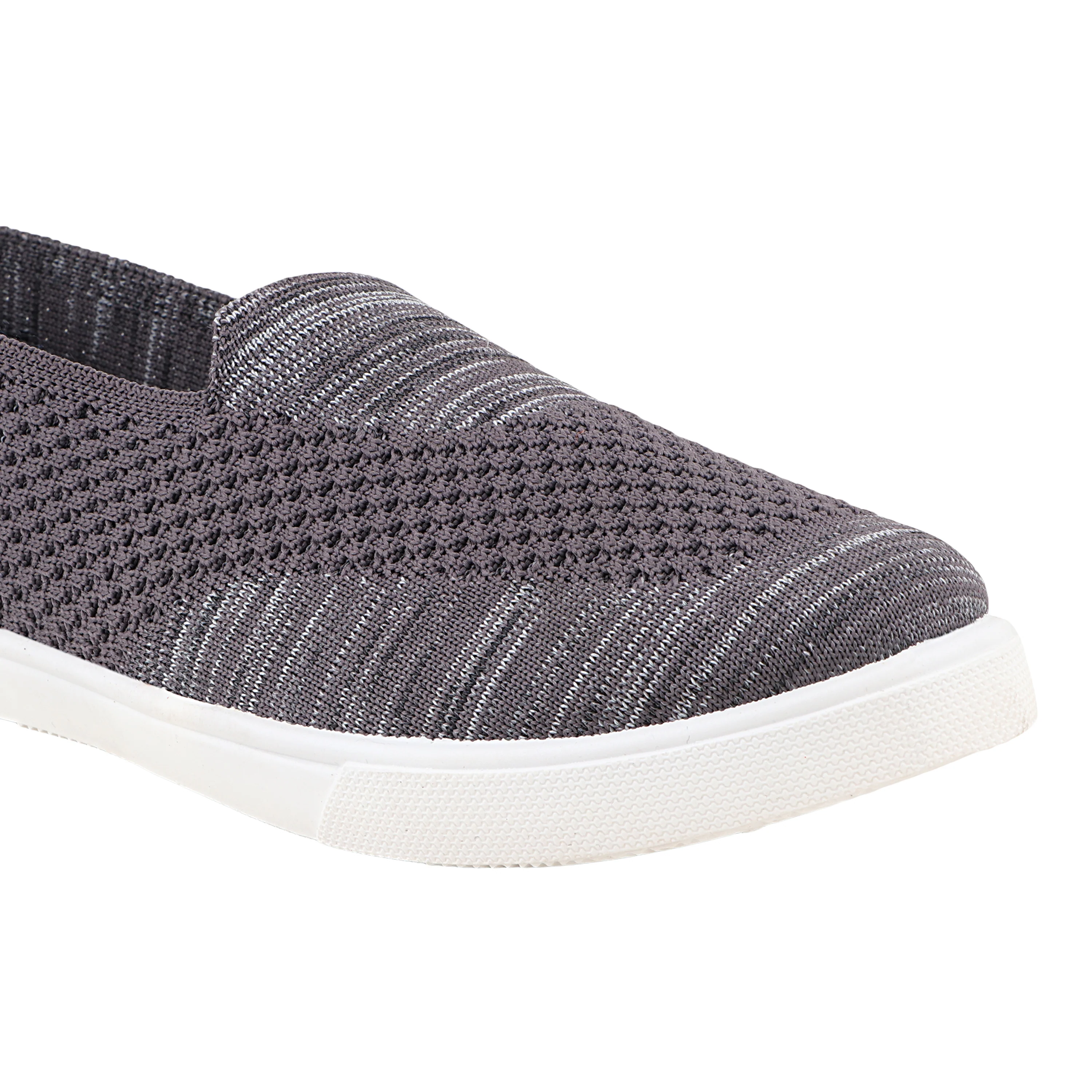 FUEL Sophia-05 Breathable & Easy Wear Design Comfort Slip-On Shoes for Women (Grey) - Image 2