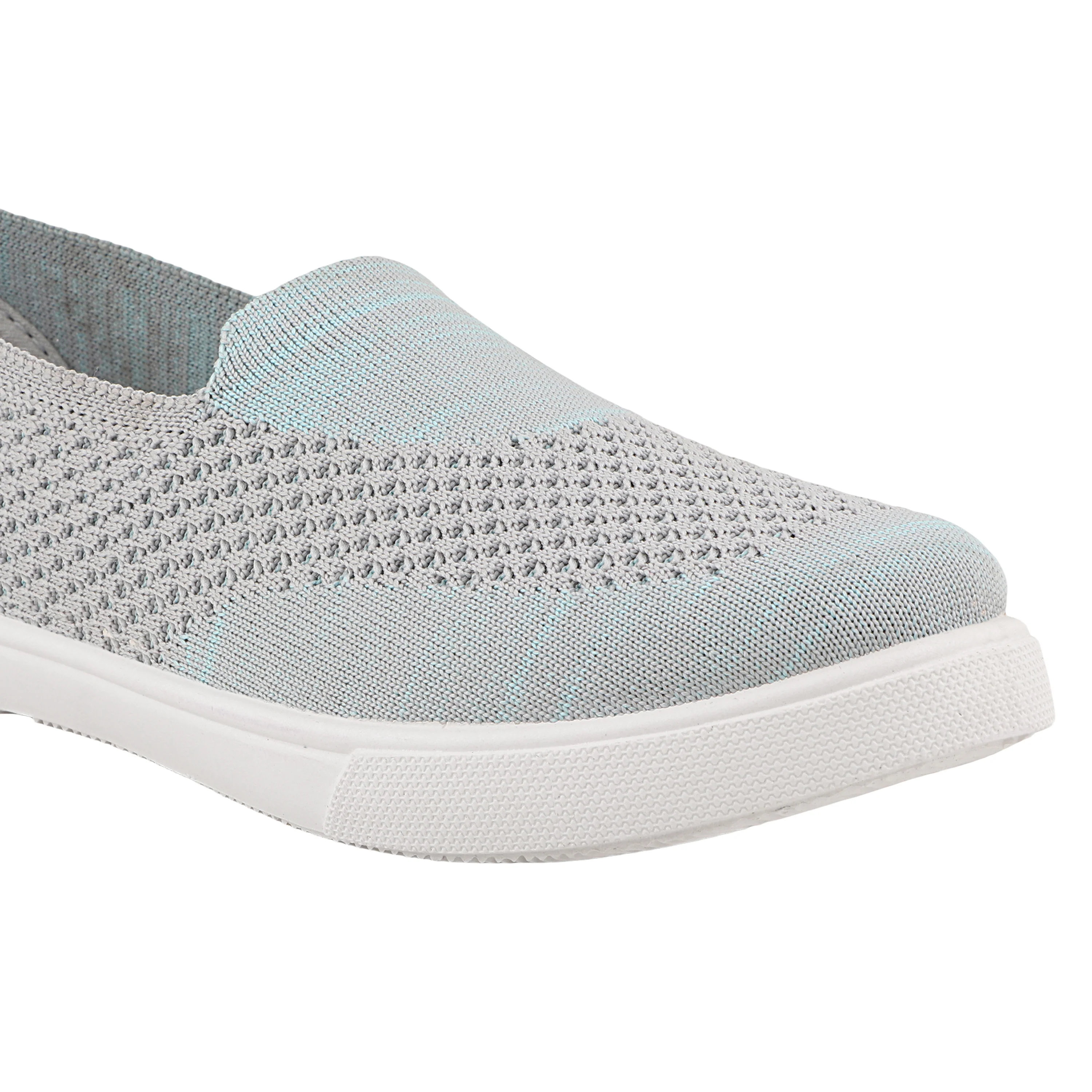 FUEL Sophia-05 Breathable & Easy Wear Design Comfort Slip-On Shoes for Women (S-Green) - Image 2