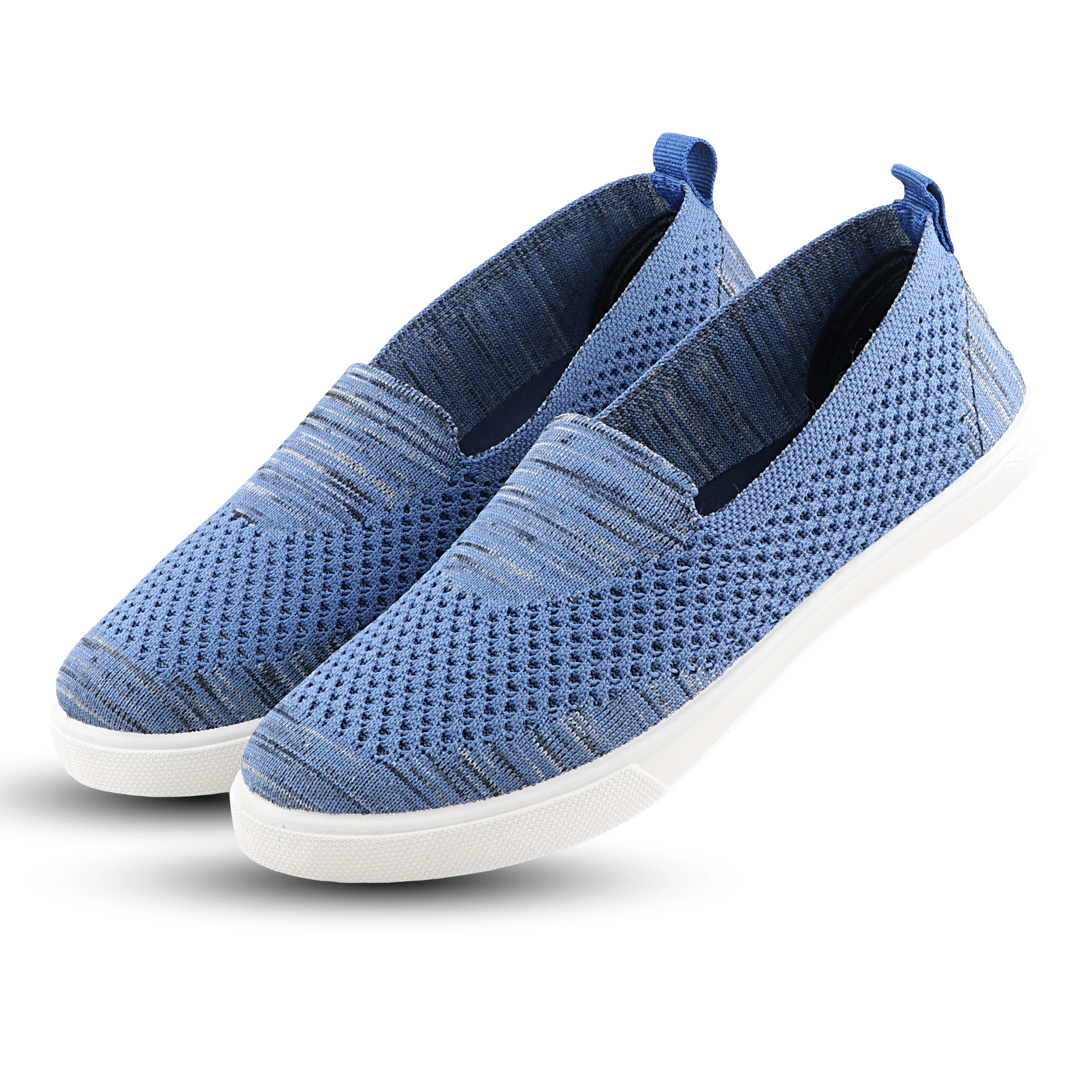 FUEL Sophia-05 Breathable & Easy Wear Design Comfort Slip-On Shoes for Women (Navy) - Image 3
