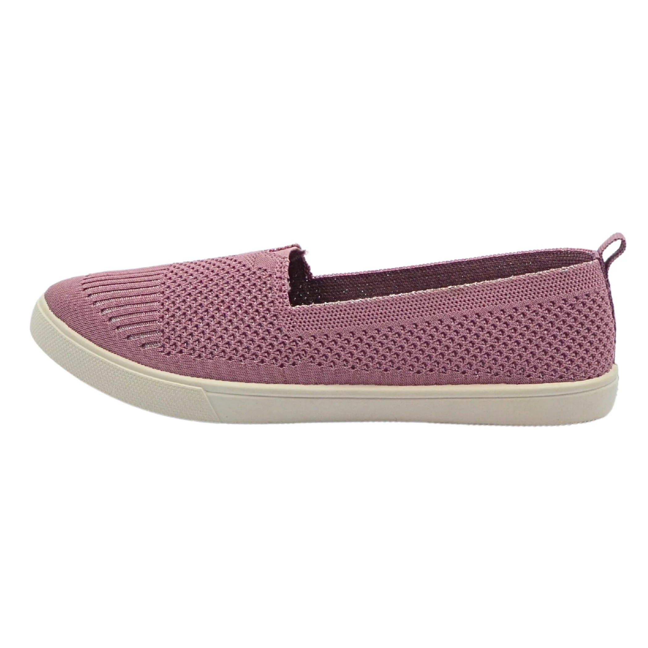 FUEL Sophia Stylish & Breathable Slip On Sports Shoes for Women (Mauve) - Image 2