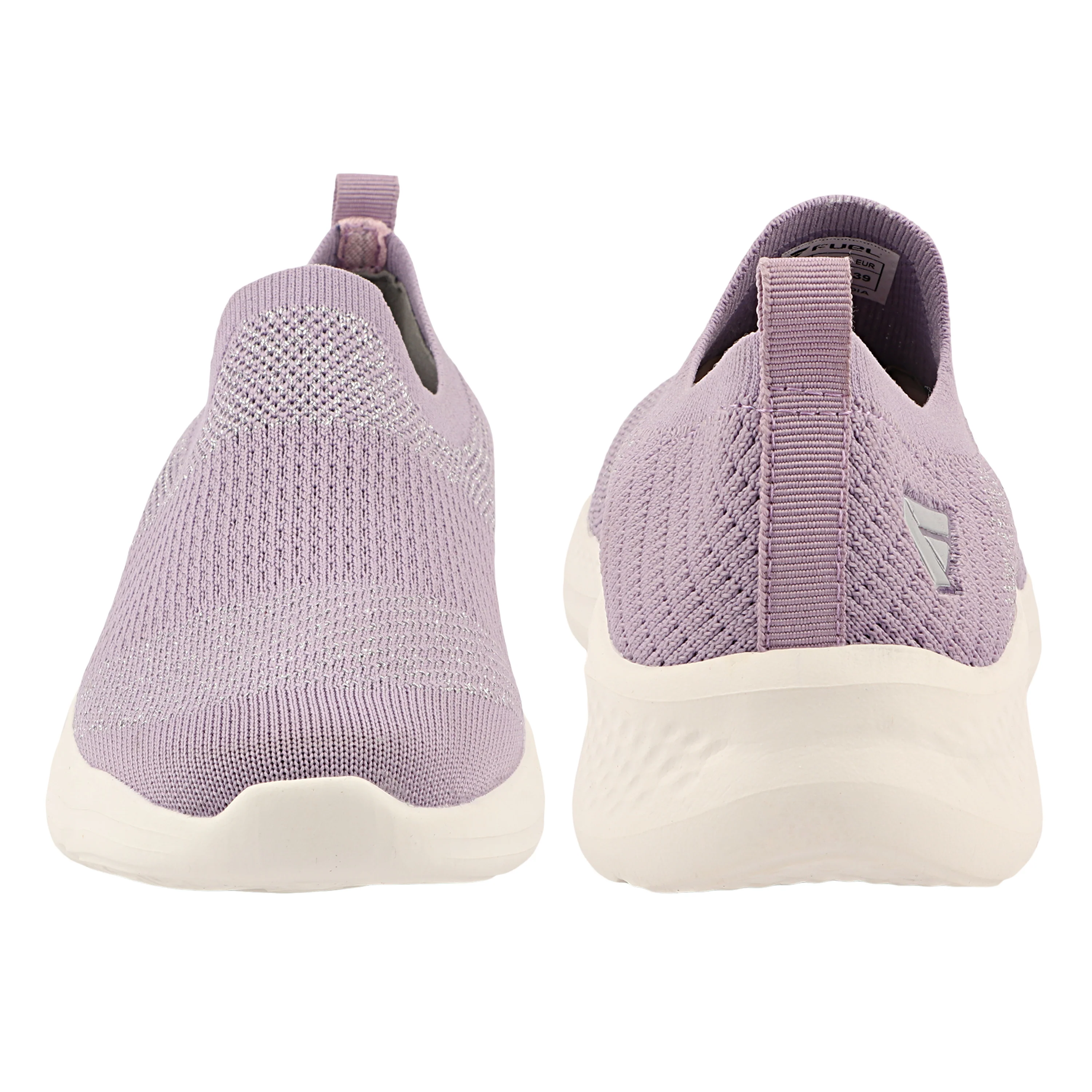 FUEL Sparkle Lightweight & Comfortable Casual Slip-On Daily Wear Sports Shoes for Women's (Lavender) - Image 6