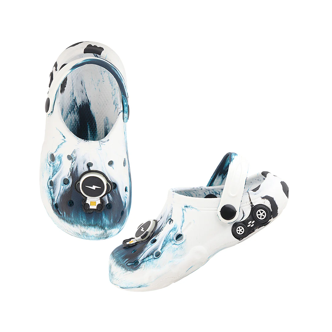 FUEL Splash Lightweight Pull-On Design Clogs Slipper for Boys/Girls (Blue) - Image 7