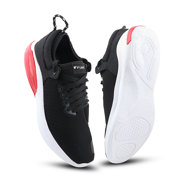 FUEL Retum Cushioned Comfort of Running & Walking Sports Shoes for Men's (Black) - Image 6