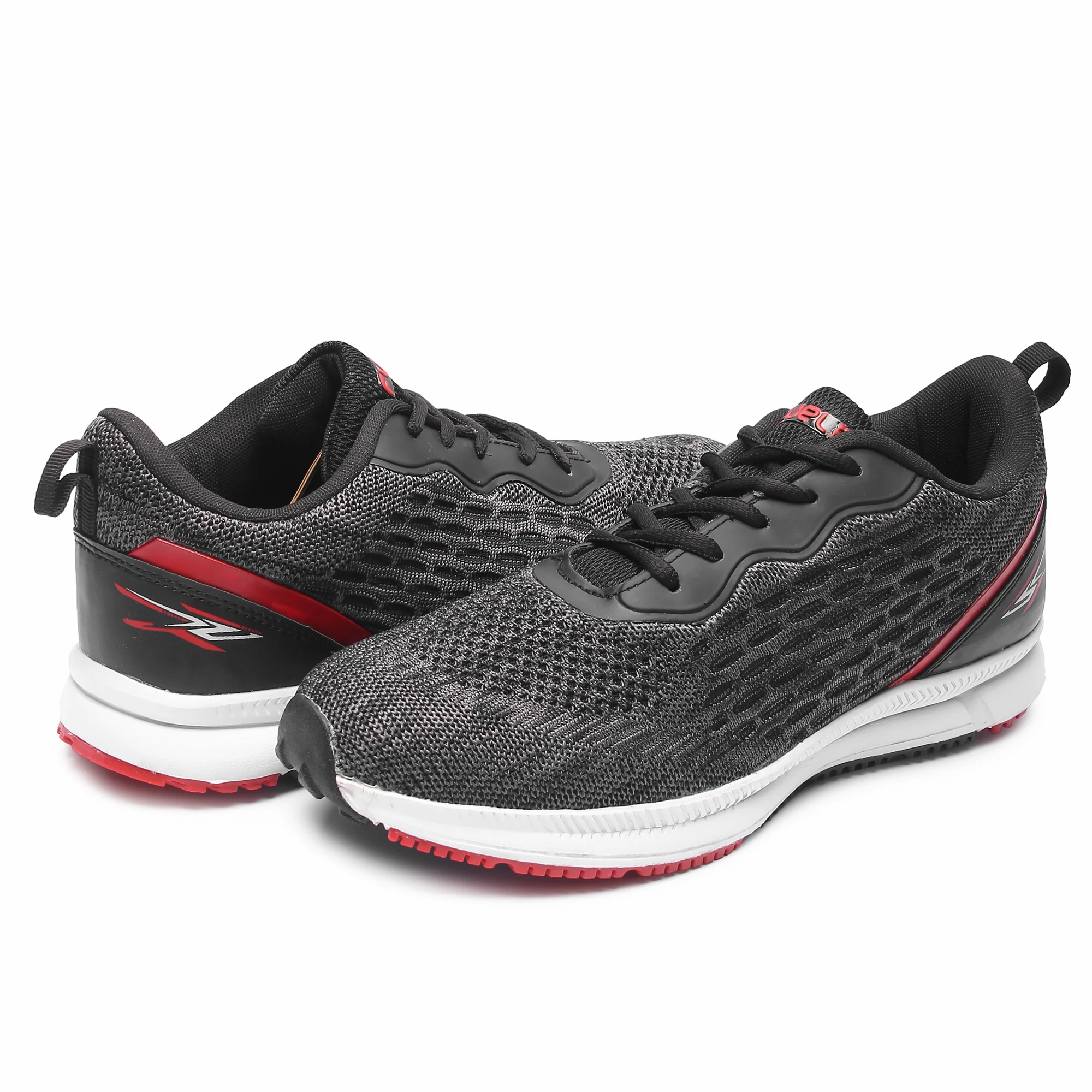 FUEL Pilot Comfortable Lightweight Breathable Knitting Sport Shoes for Men's  (Grey) - Image 4