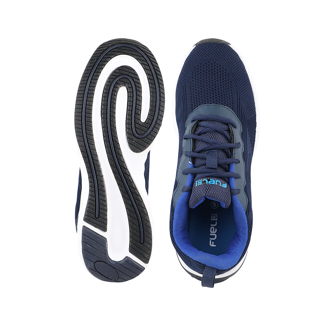 FUEL Rockstar Lightweight & Anti-Skid Men Sports Shoes for Running & Casual Wear (Navy) - Image 6